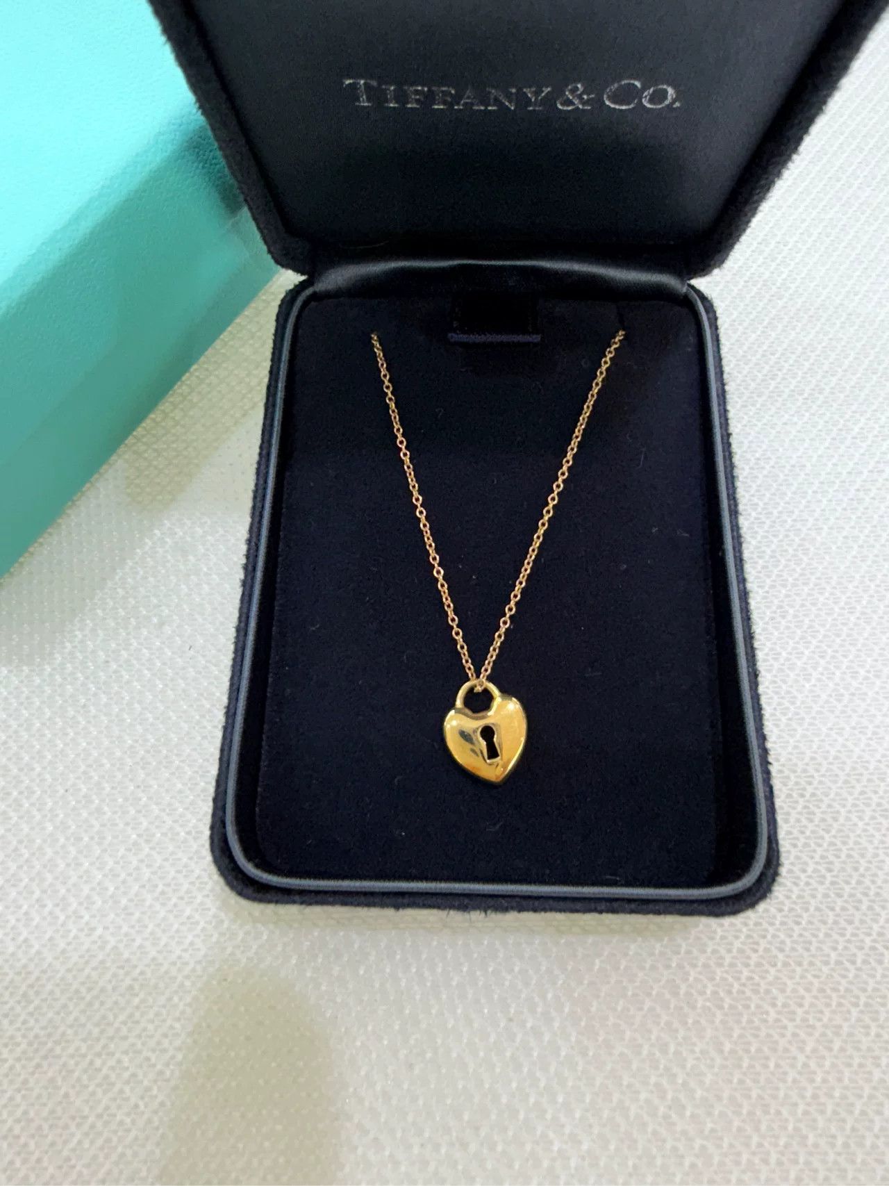 Tiffany & Co. Tiffany 18k Rose Gold Heart Lock Necklace Size ONE SIZE - 2 Thumbnail