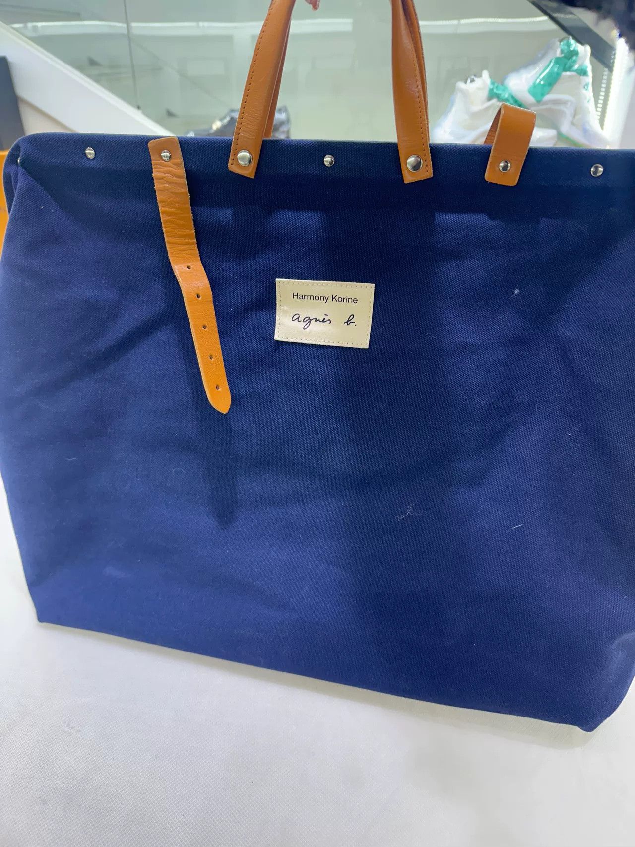 agnes b. Agnesb 2024 Autumn Large Canvas Bag Size ONE SIZE - 2 Thumbnail
