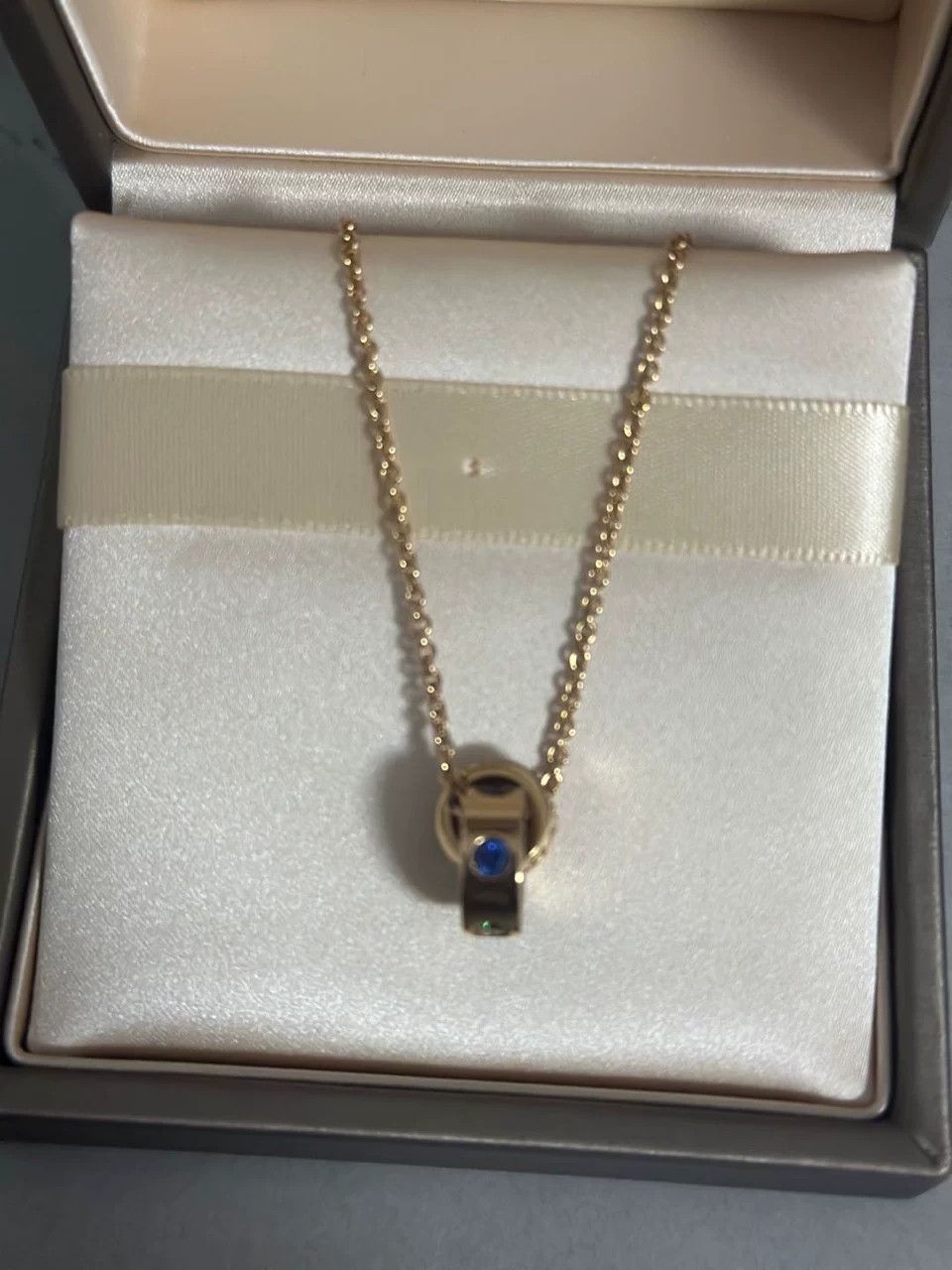 Bvlgari Bvlgari Double Ring Gemstone Necklace Size ONE SIZE - 2 Thumbnail