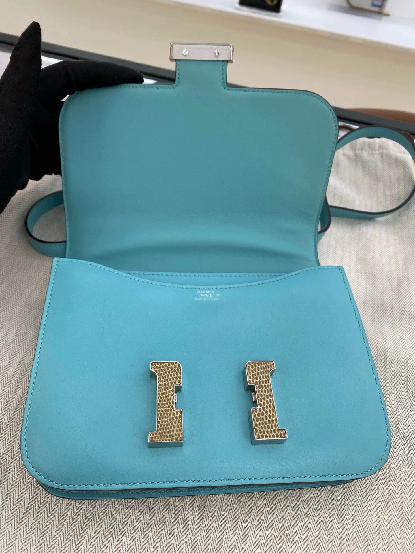 Hermes Hermes Constance 19 Macaron Blue Swift Size ONE SIZE - 6 Thumbnail