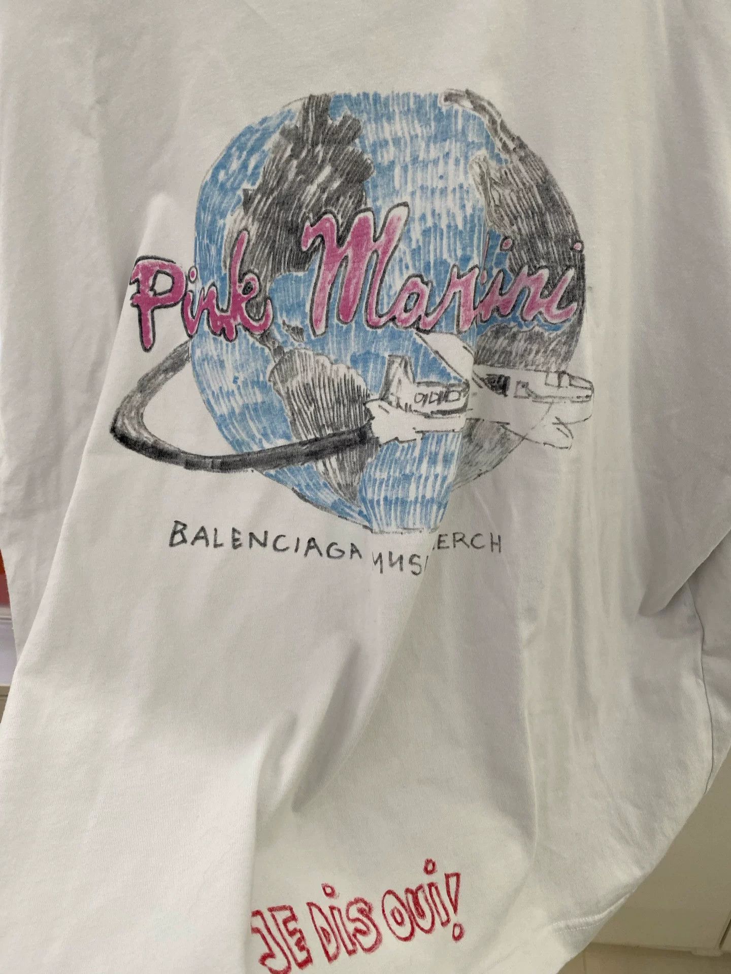 Balenciaga Balenciaga x Pink Martini Music Tee Size S / US 4 / IT 40 - 5 Thumbnail