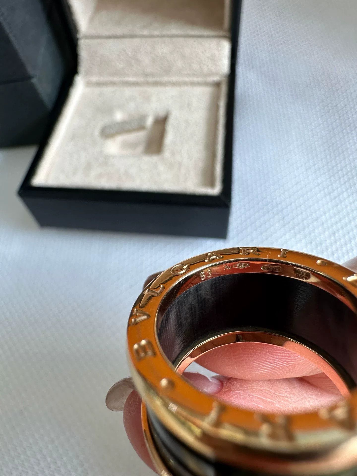 Bvlgari BVLGARI Marble Ring Size 53 Size ONE SIZE - 4 Thumbnail