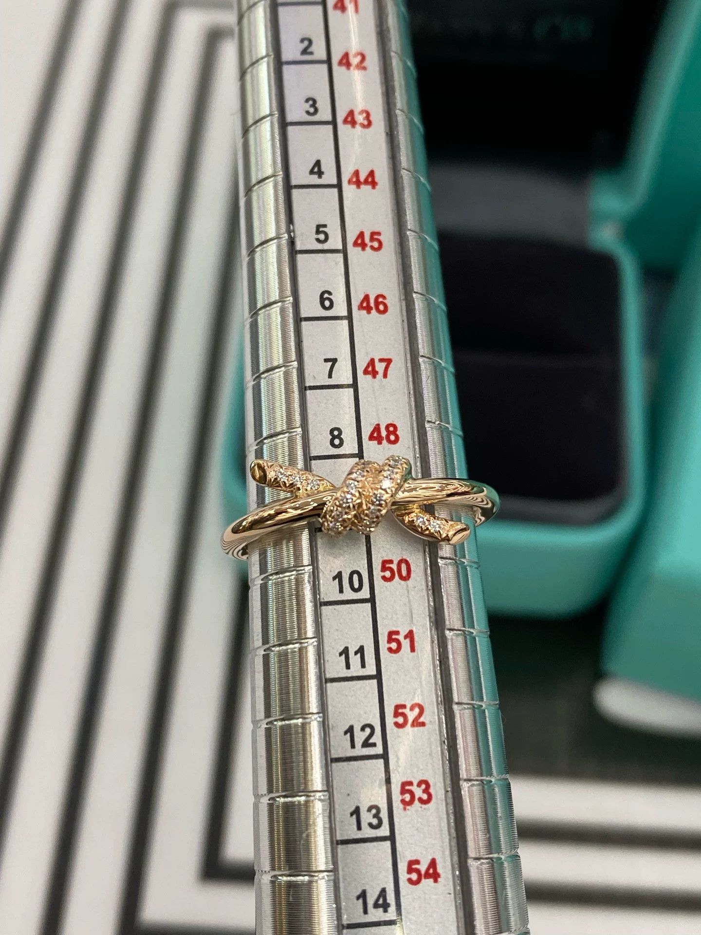 Tiffany & Co. Tiffany & Co. Diamond Knot Ring Size ONE SIZE - 4 Thumbnail