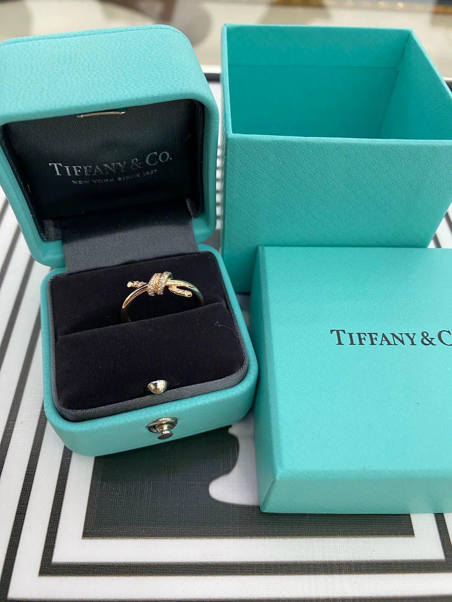 Tiffany & Co. Tiffany & Co. Diamond Knot Ring Size ONE SIZE - 2 Thumbnail