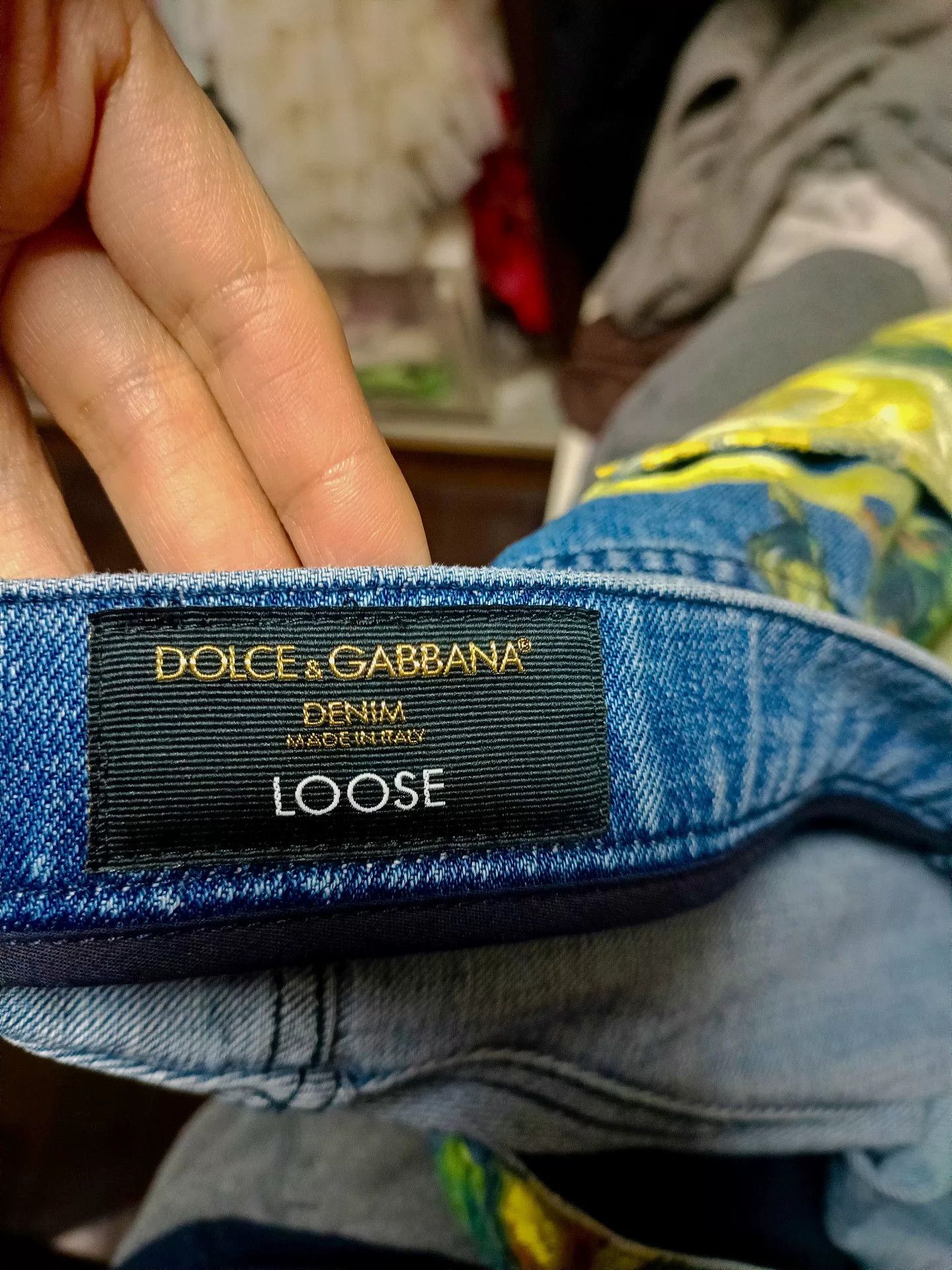 Dolce & Gabbana Dolce & Gabbana Loose Yellow Rose Jeans Size US 28 / EU 44 - 8 Thumbnail