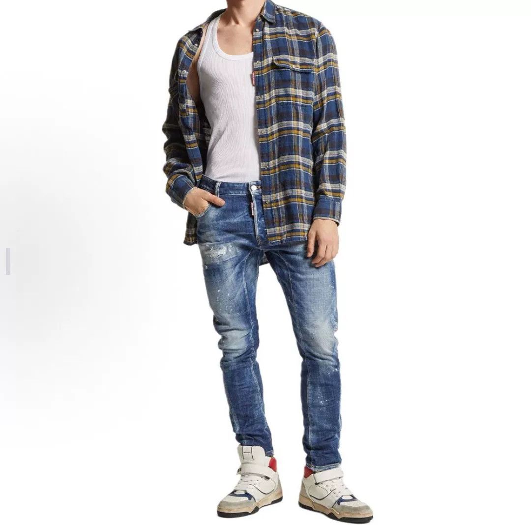 Dsquared2 Dsquared2 D2 High-End Jeans Size US 30 / EU 46 - 8 Thumbnail
