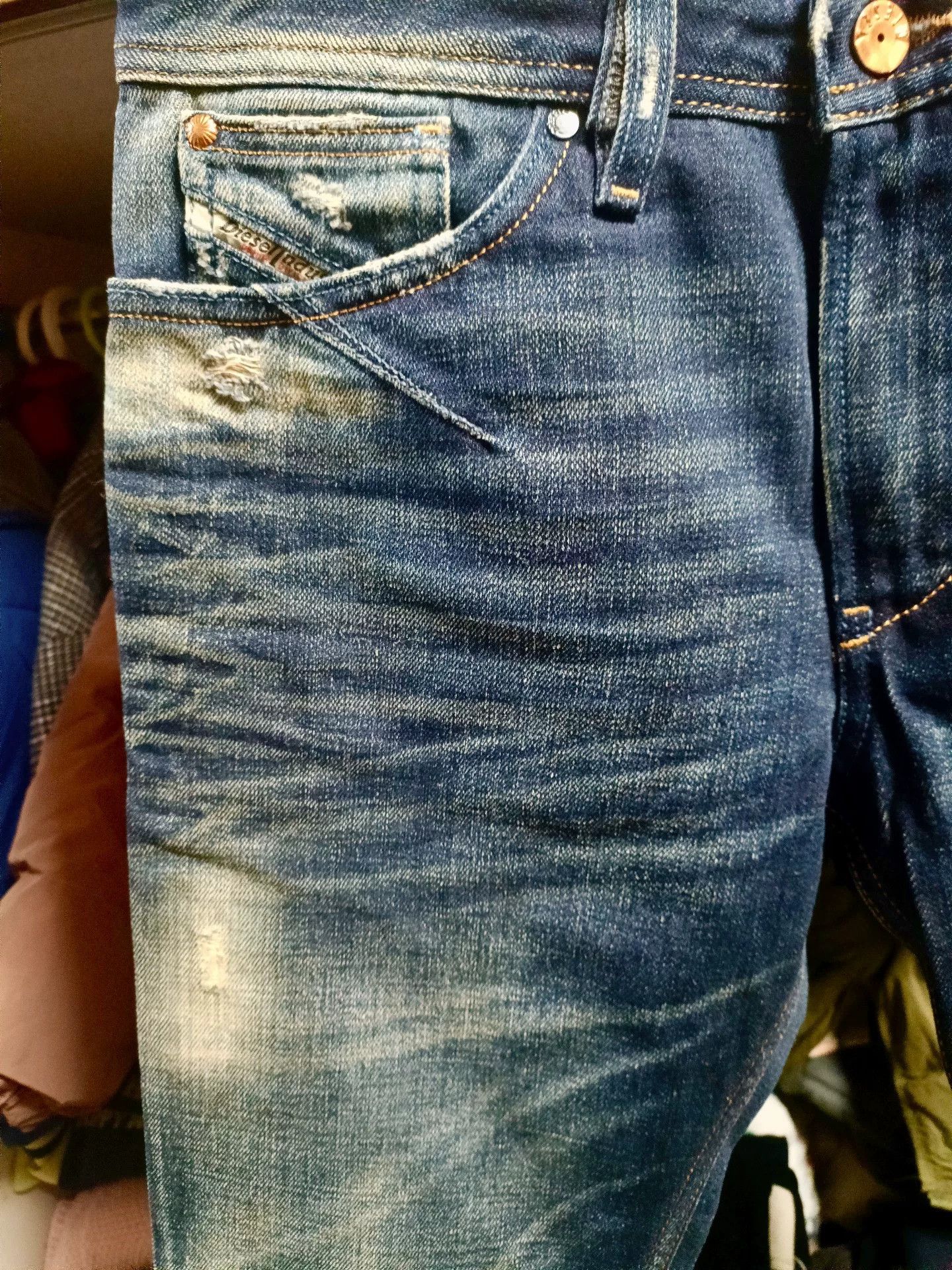 Diesel Diesel Shioner 74Y Jeans Size US 29 - 3 Thumbnail