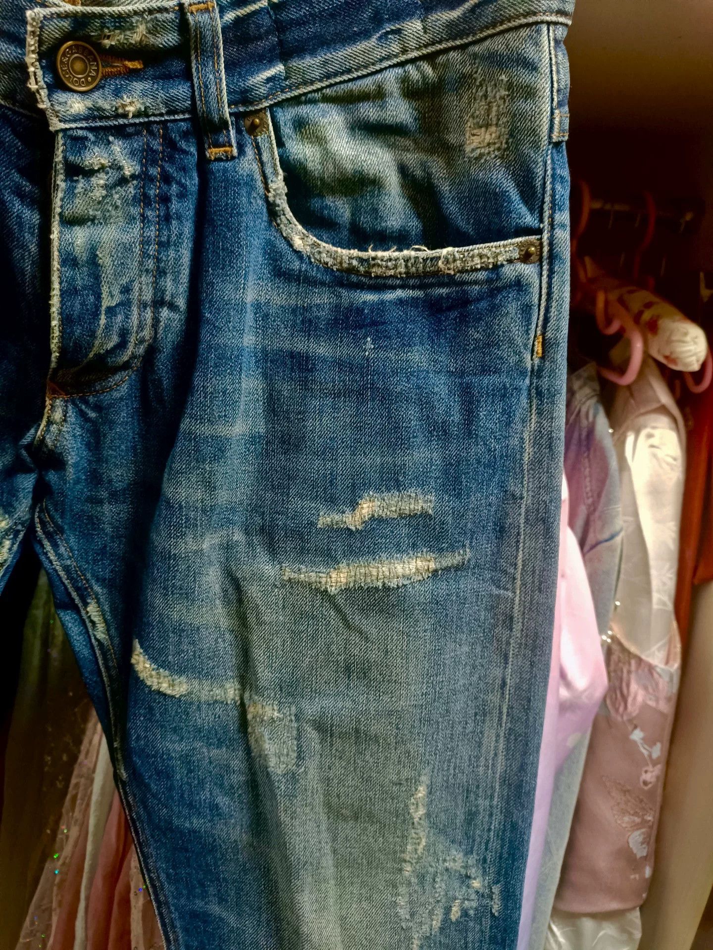 Dolce & Gabbana Dolce & Gabbana 14GOLD Distressed Jeans Size US 30 / EU 46 - 5 Thumbnail