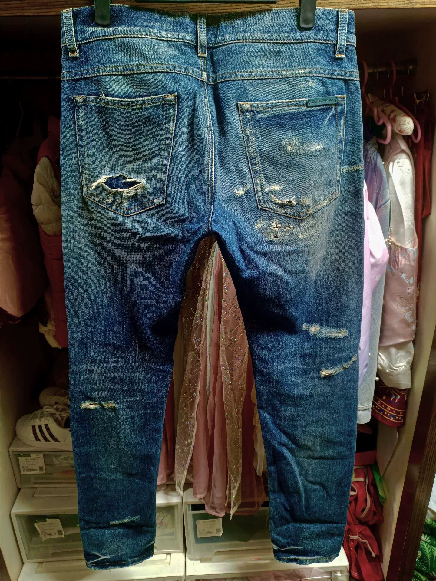 Dolce & Gabbana Dolce & Gabbana 14GOLD Distressed Jeans Size US 30 / EU 46 - 2 Thumbnail