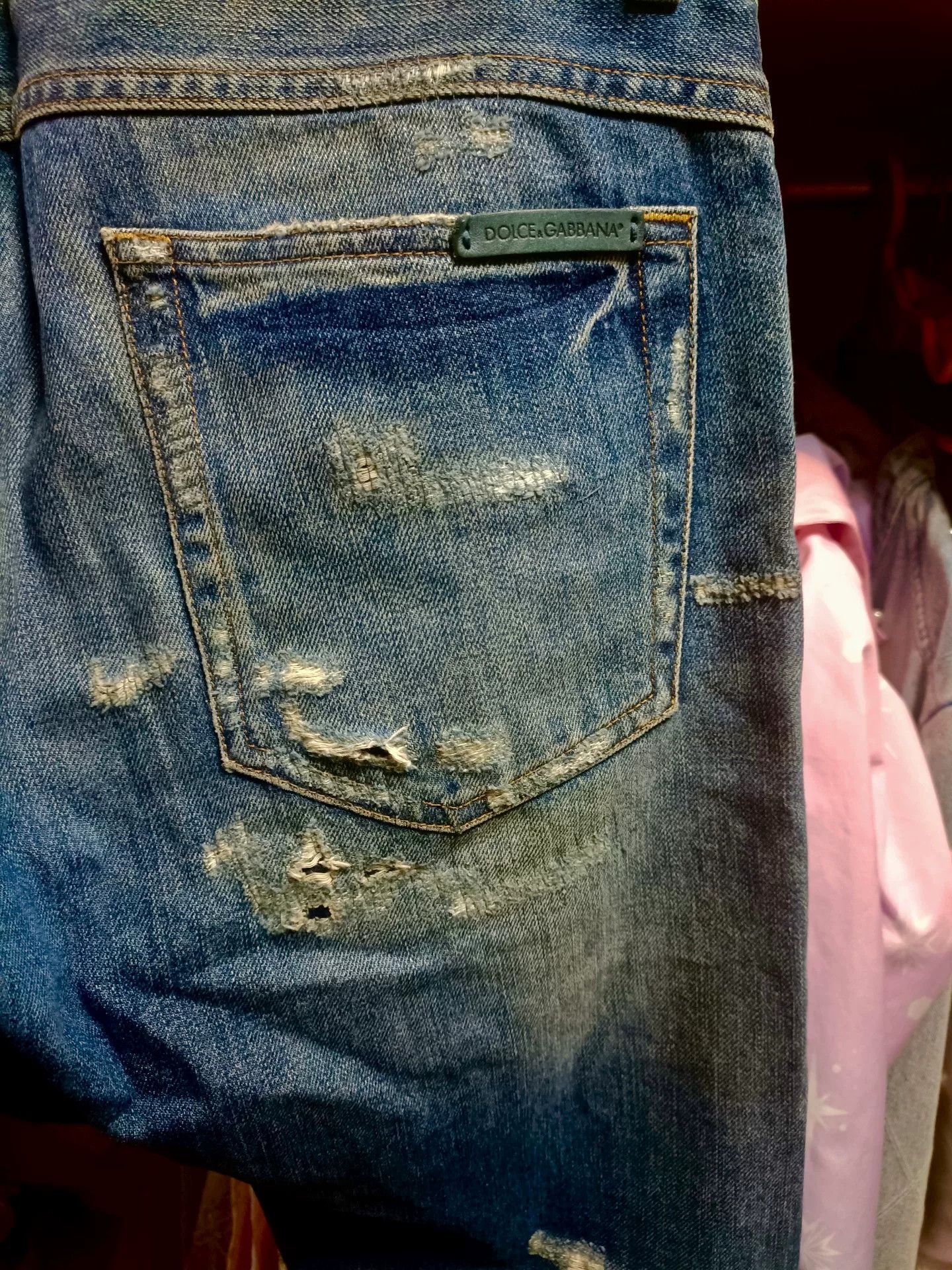 Dolce & Gabbana Dolce & Gabbana 14GOLD Distressed Jeans Size US 30 / EU 46 - 7 Thumbnail