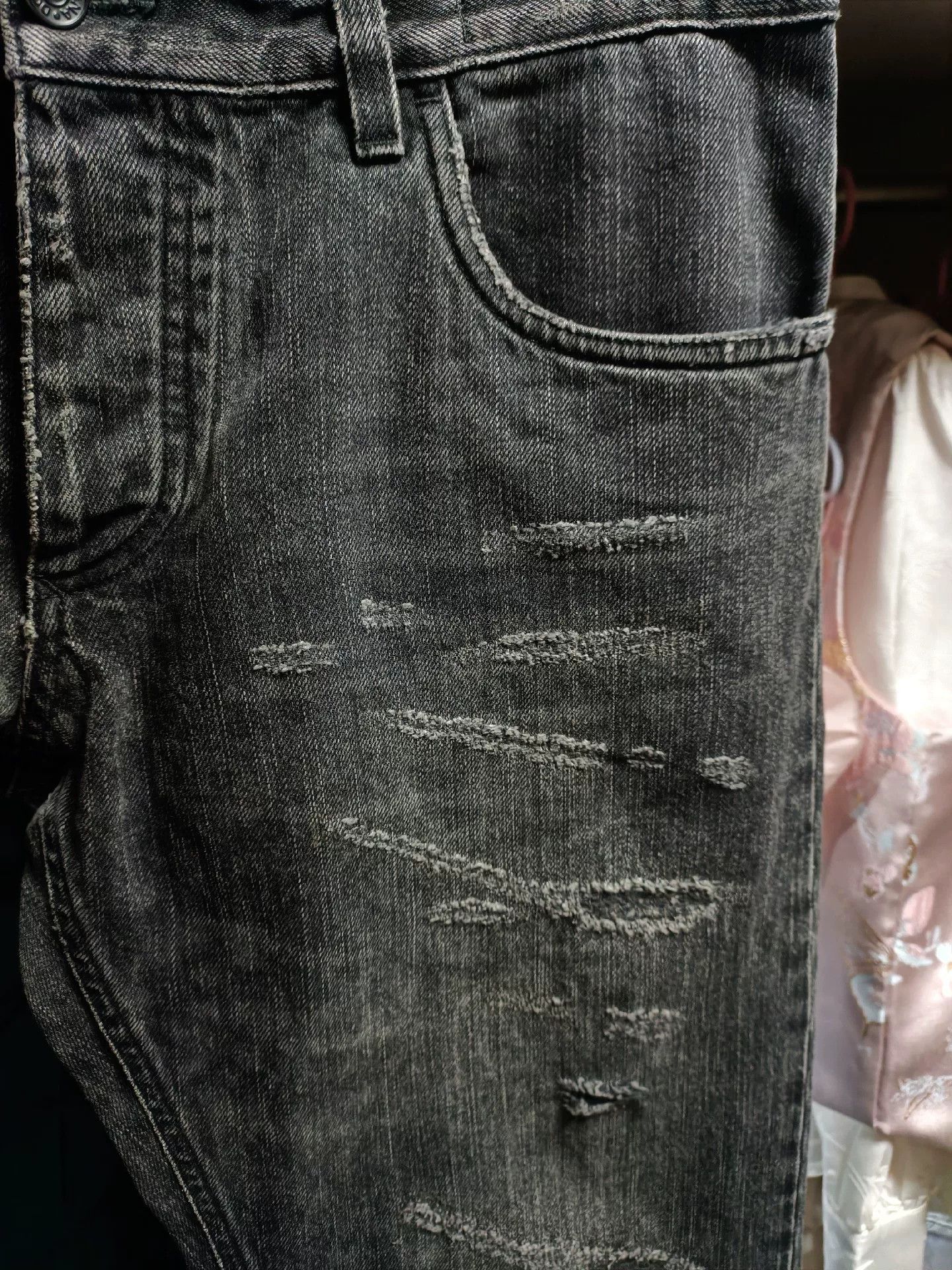 Dolce & Gabbana Dolce & Gabbana Mafia Embroidered Distressed Jeans Size US 34 / EU 50 - 6 Thumbnail