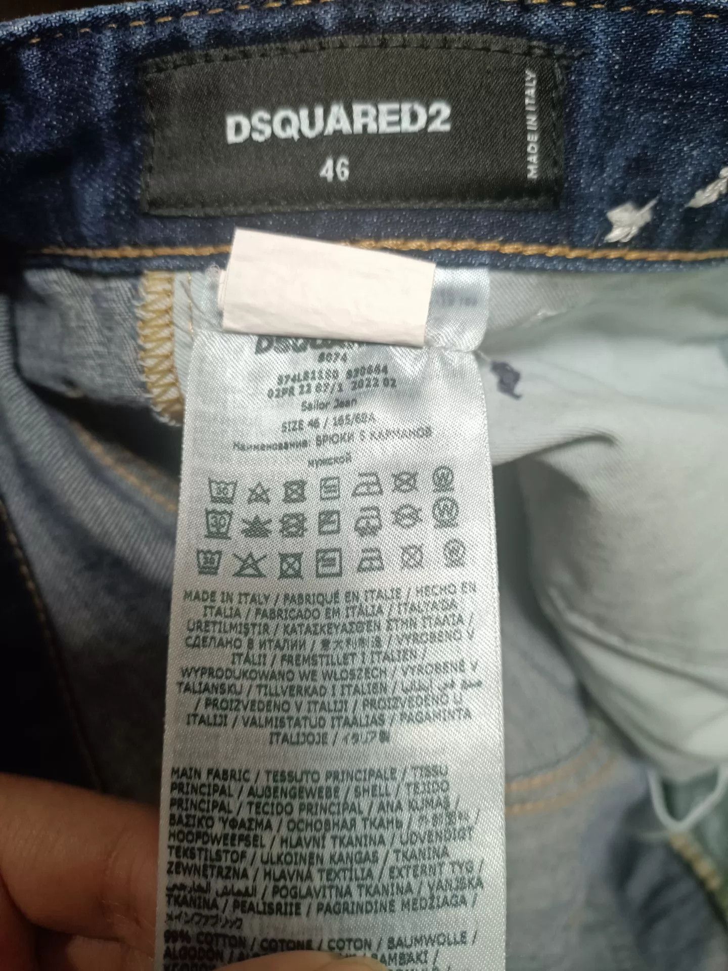 Dsquared2 Dsquared2 Colorful Stitch Jeans Size US 30 / EU 46 - 8 Thumbnail