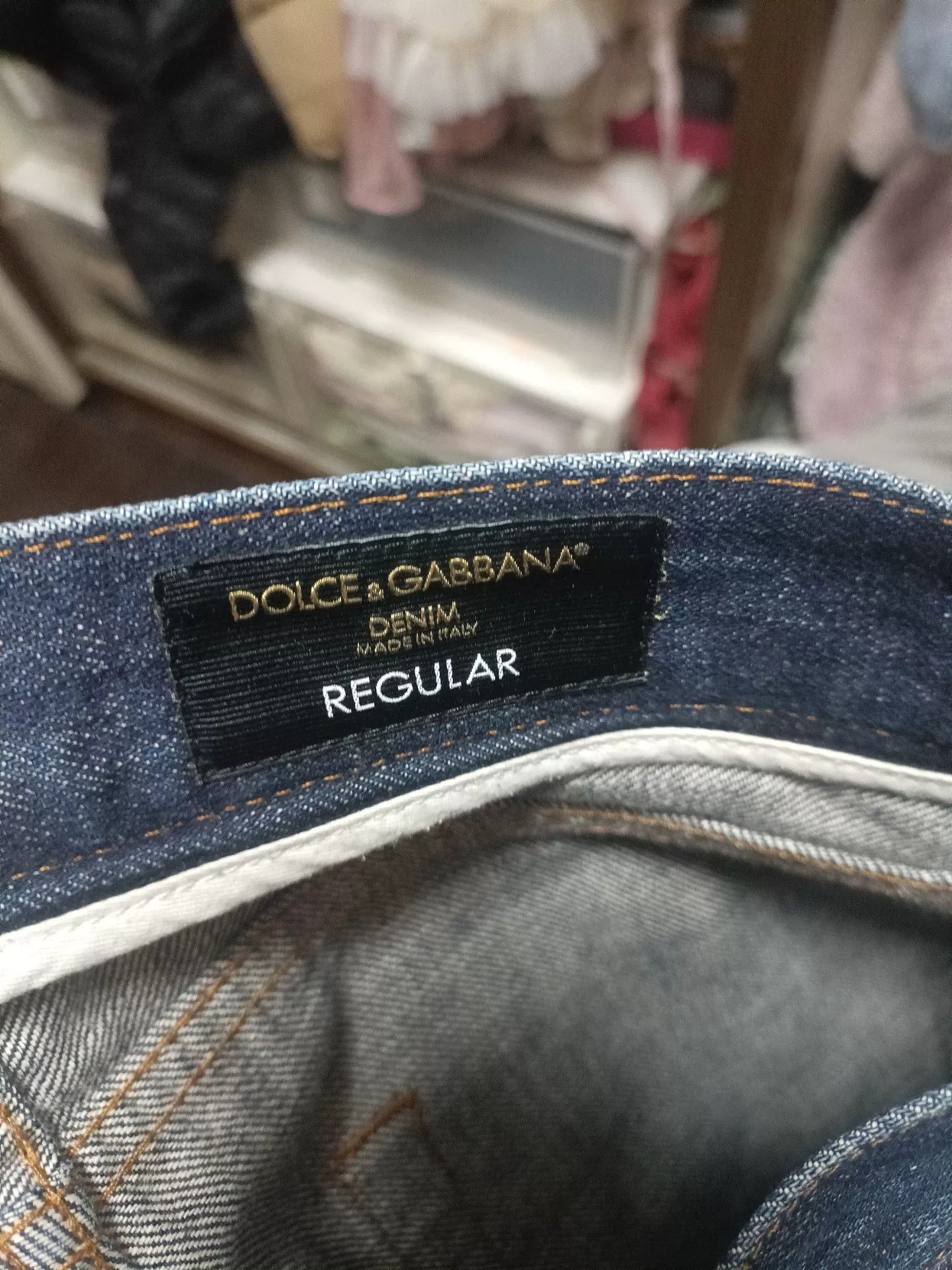 Dolce & Gabbana Dolce & Gabbana 44 DG Slogan Jeans Size US 28 / EU 44 - 7 Thumbnail
