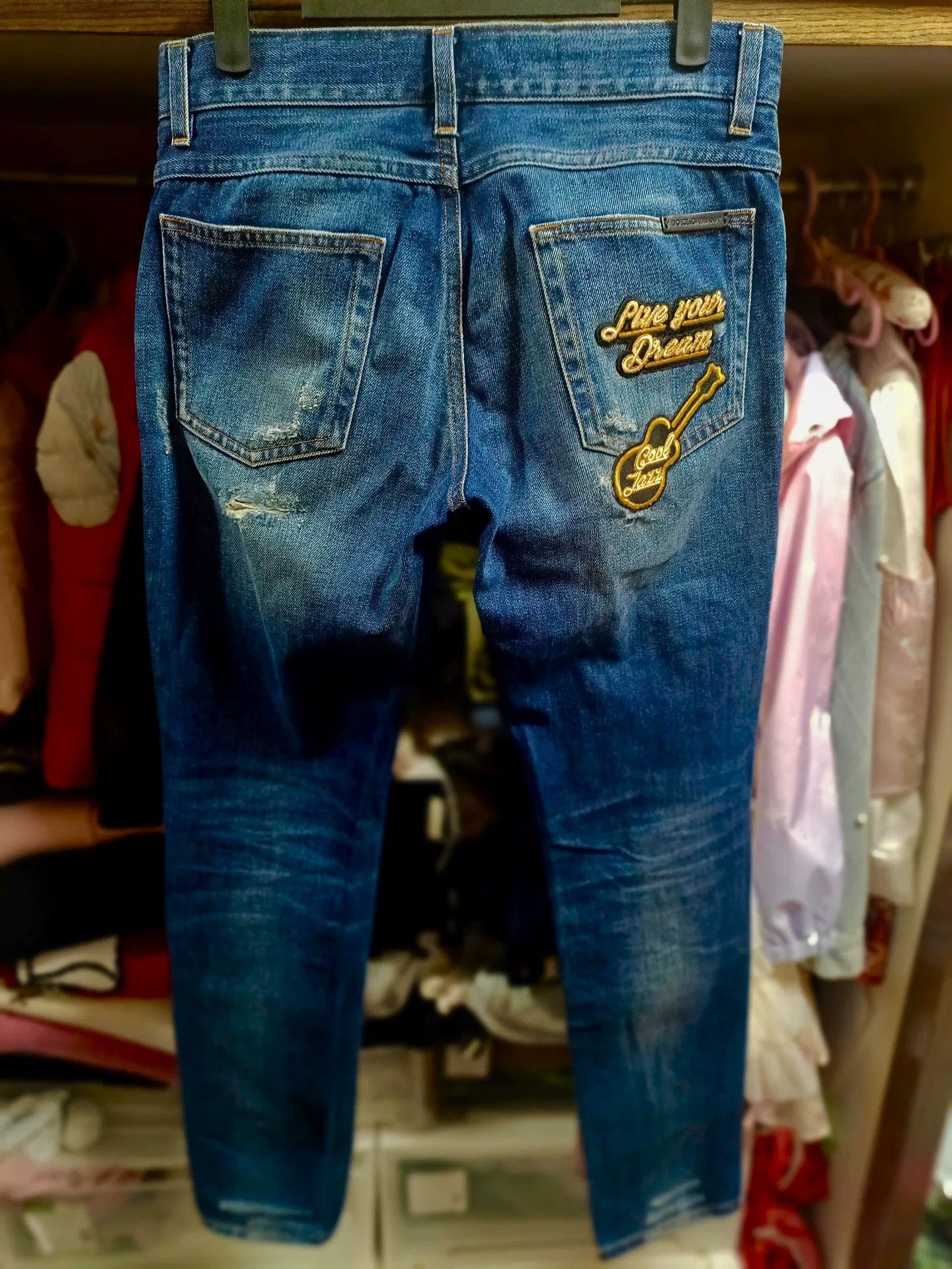 Dolce & Gabbana Dolce & Gabbana DG Runway Embroidered Jeans 44 Size US 28 / EU 44 - 2 Thumbnail