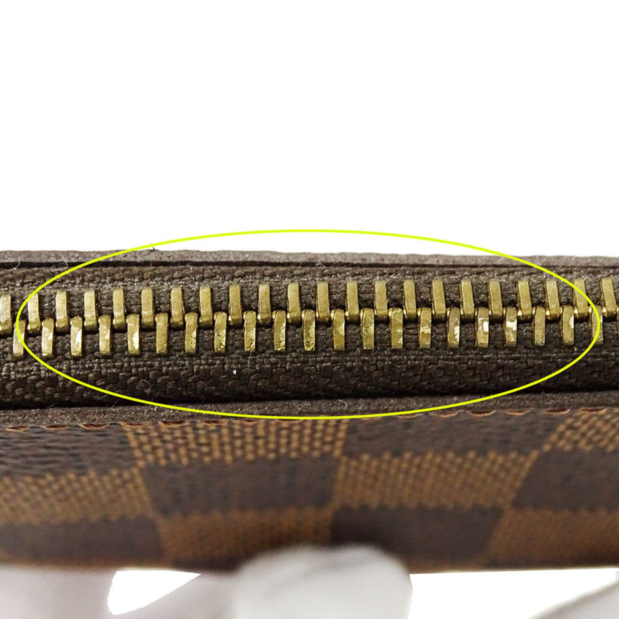 Louis Vuitton Louis Vuitton wallet for men and women, brand wallet/coin case, Damier canvas Pochette Cles, brown, N62658, card key coin purse, accessory case Size ONE SIZE - 7 Thumbnail