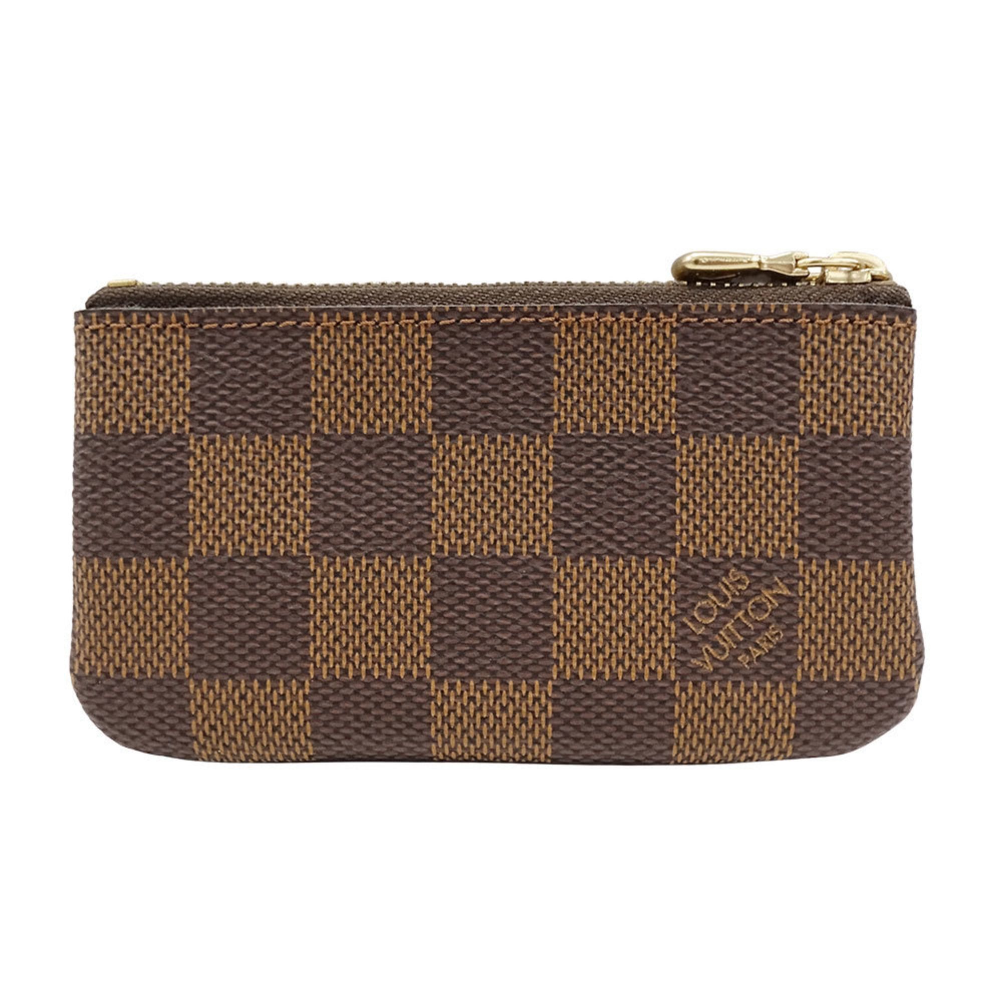 Louis Vuitton Louis Vuitton wallet for men and women, brand wallet/coin case, Damier canvas Pochette Cles, brown, N62658, card key coin purse, accessory case Size ONE SIZE - 2 Thumbnail