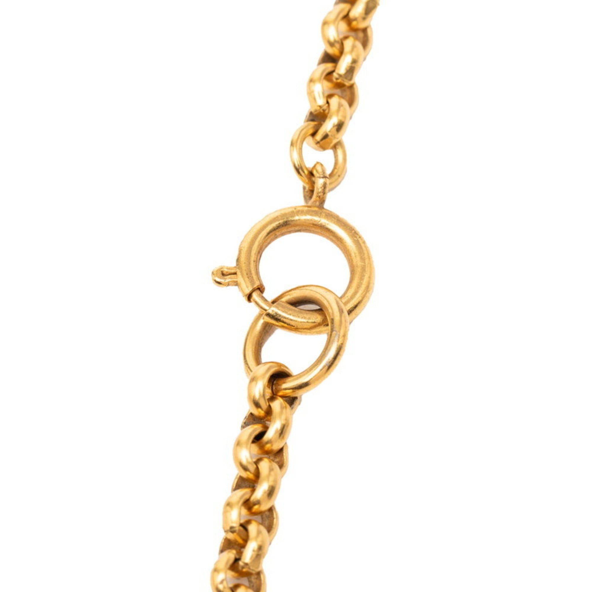 Chanel Vintage Chanel Coco Mark Chain Necklace, Gold Plated, Women's, CHANEL Size ONE SIZE - 3 Thumbnail