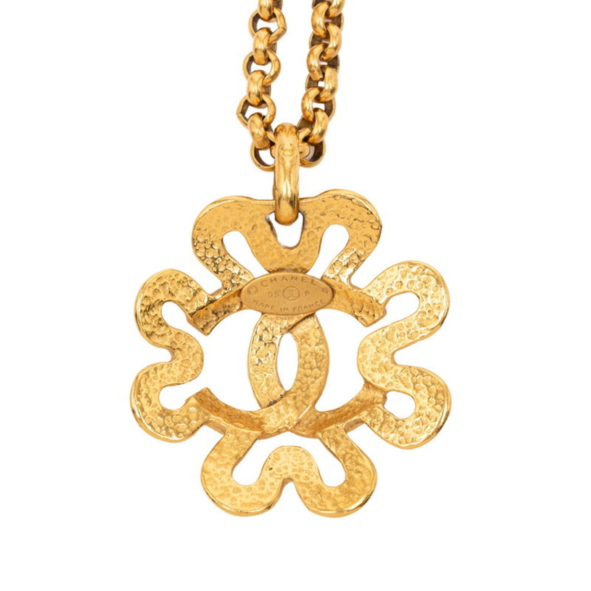 Chanel Vintage Chanel Coco Mark Chain Necklace, Gold Plated, Women's, CHANEL Size ONE SIZE - 2 Thumbnail