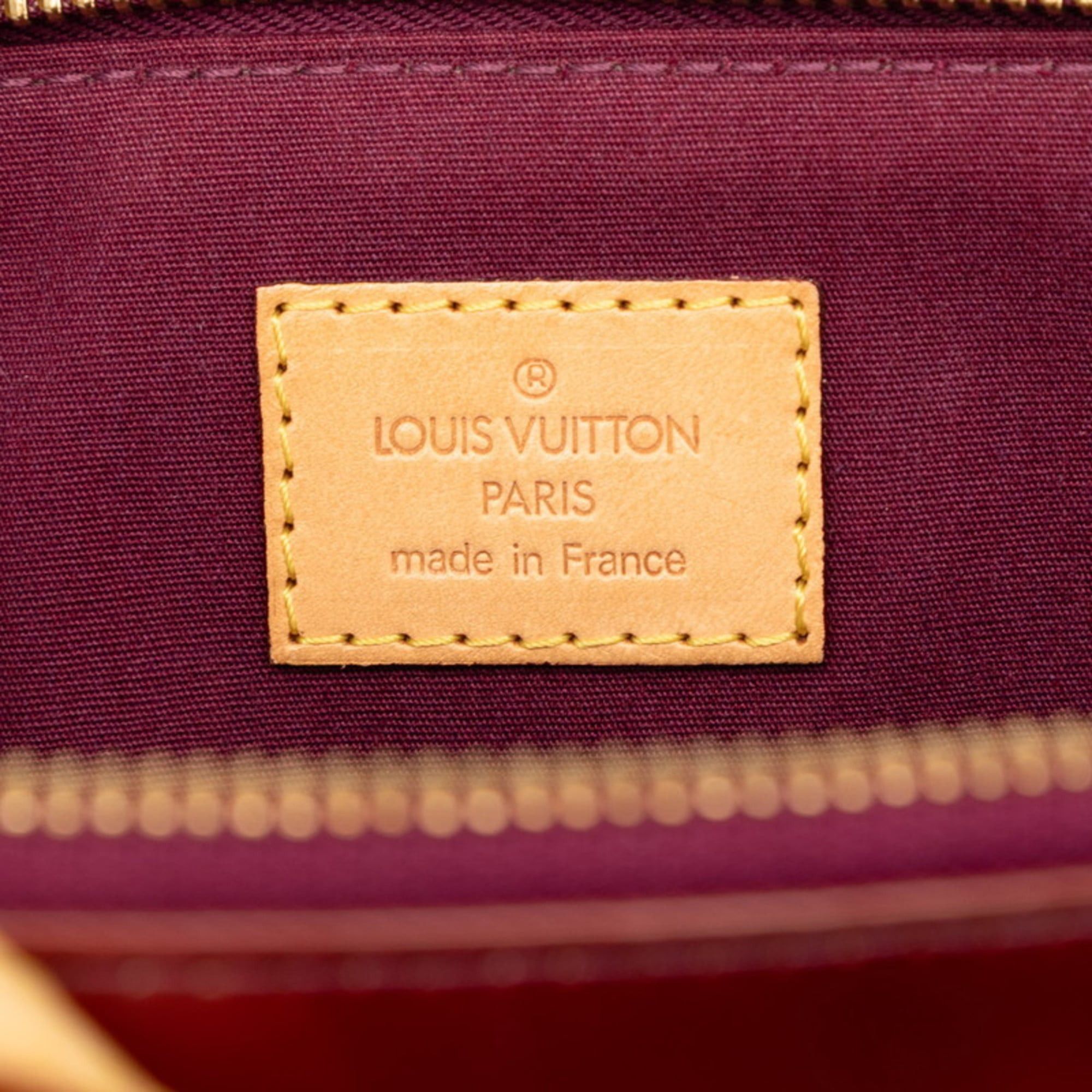 Louis Vuitton Louis Vuitton Monogram Vernis Bellevue PM Handbag M93584 Violette Purple Patent Leather Women's LOUIS VUITTON Size ONE SIZE - 5 Thumbnail