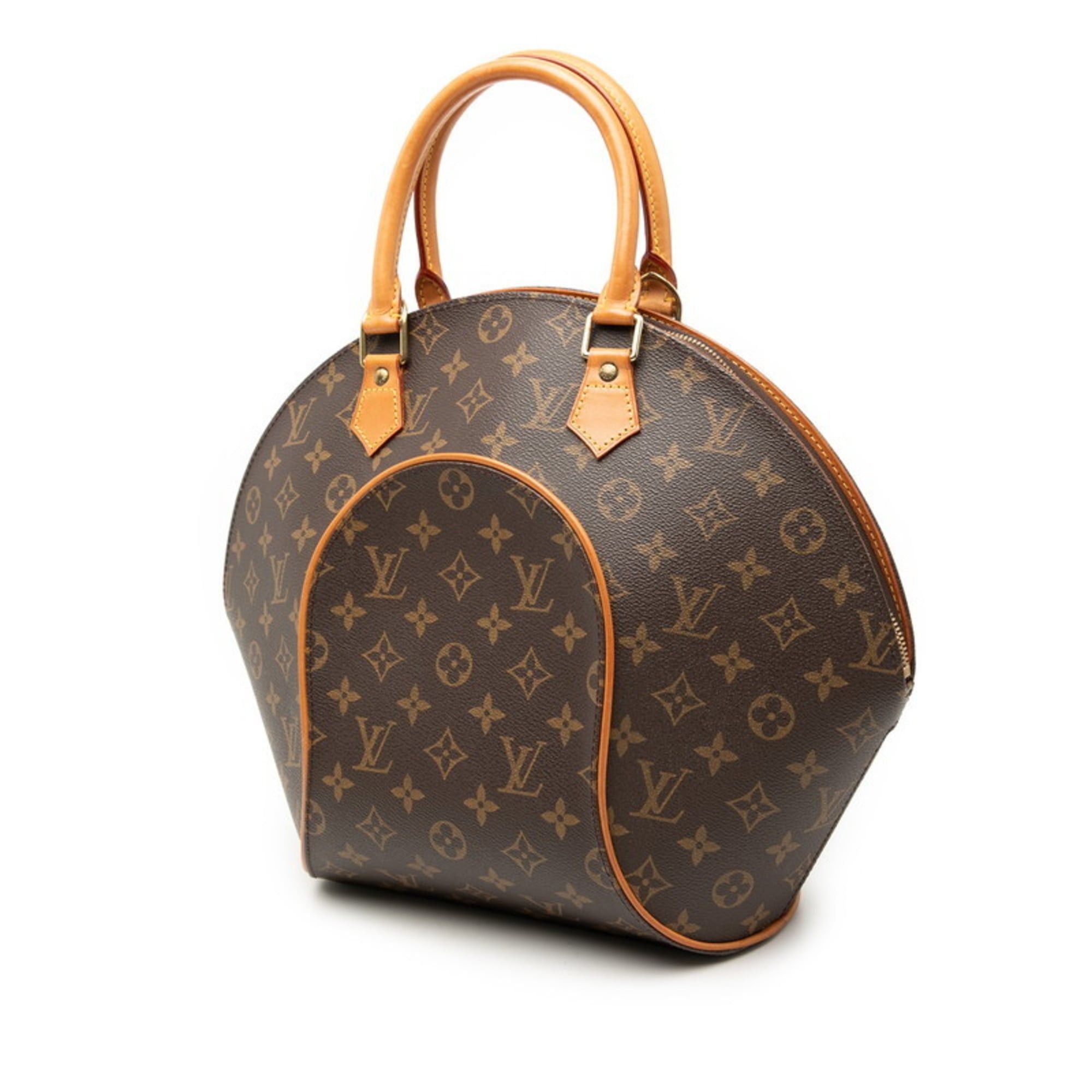 Louis Vuitton Louis Vuitton Monogram Ellipse MM Handbag M51126 Brown Leather Women's LOUIS VUITTON Size ONE SIZE - 2 Thumbnail