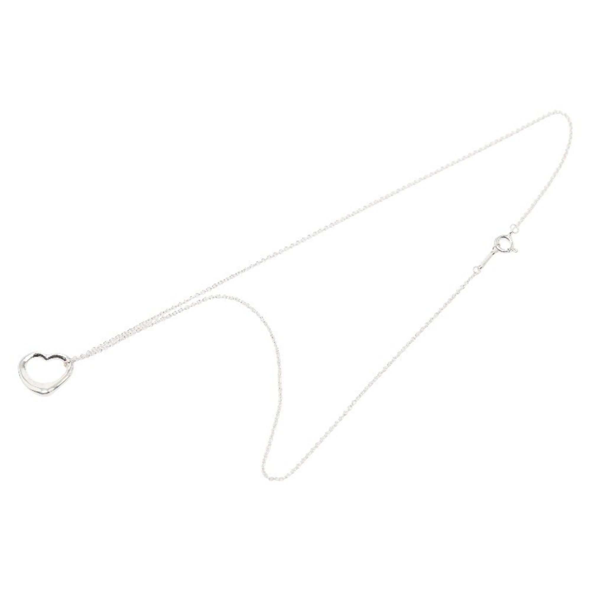 Tiffany & Co. Tiffany SV925 Silver Open Heart Necklace for Women, TIFFANY & Co. Size ONE SIZE - 4 Thumbnail