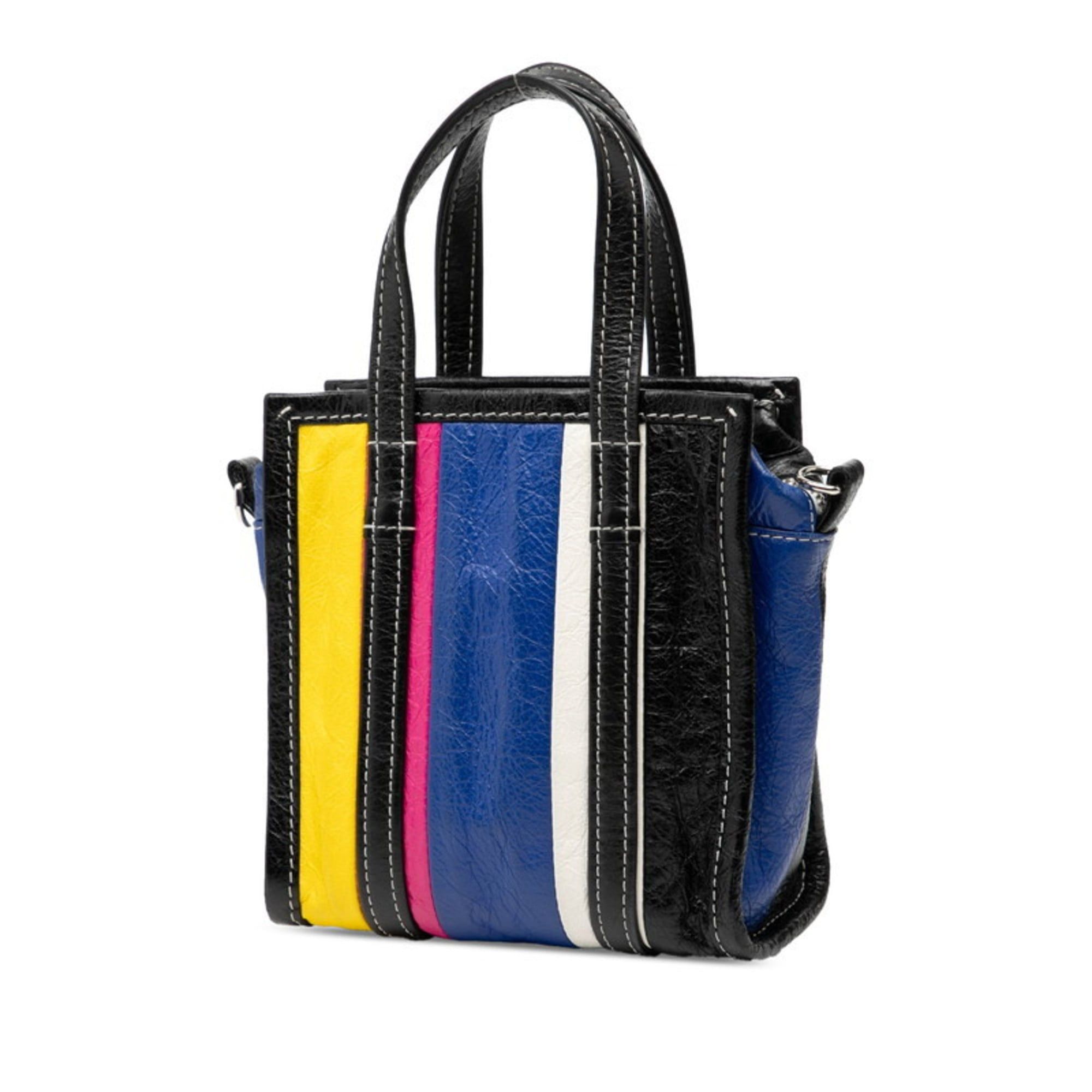 Balenciaga Balenciaga Bazaar Shopper XXS Handbag/Shoulder Bag, 2-Way, 513988, Multicolor Leather, Women's Size ONE SIZE - 2 Thumbnail