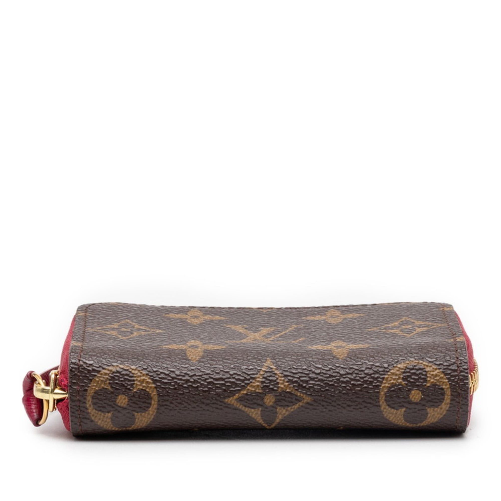 Louis Vuitton Louis Vuitton Monogram Multicart Business Card Case M61299 Brown Fuchsia Leather Women's LOUIS VUITTON Size ONE SIZE - 3 Thumbnail