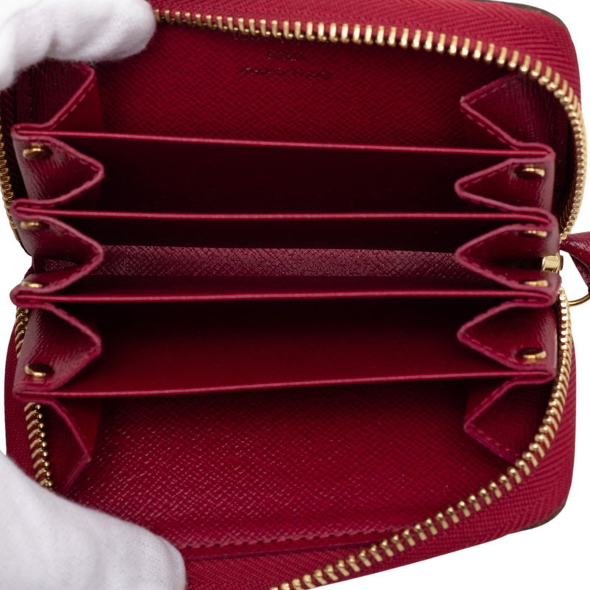 Louis Vuitton Louis Vuitton Monogram Multicart Business Card Case M61299 Brown Fuchsia Leather Women's LOUIS VUITTON Size ONE SIZE - 4 Thumbnail
