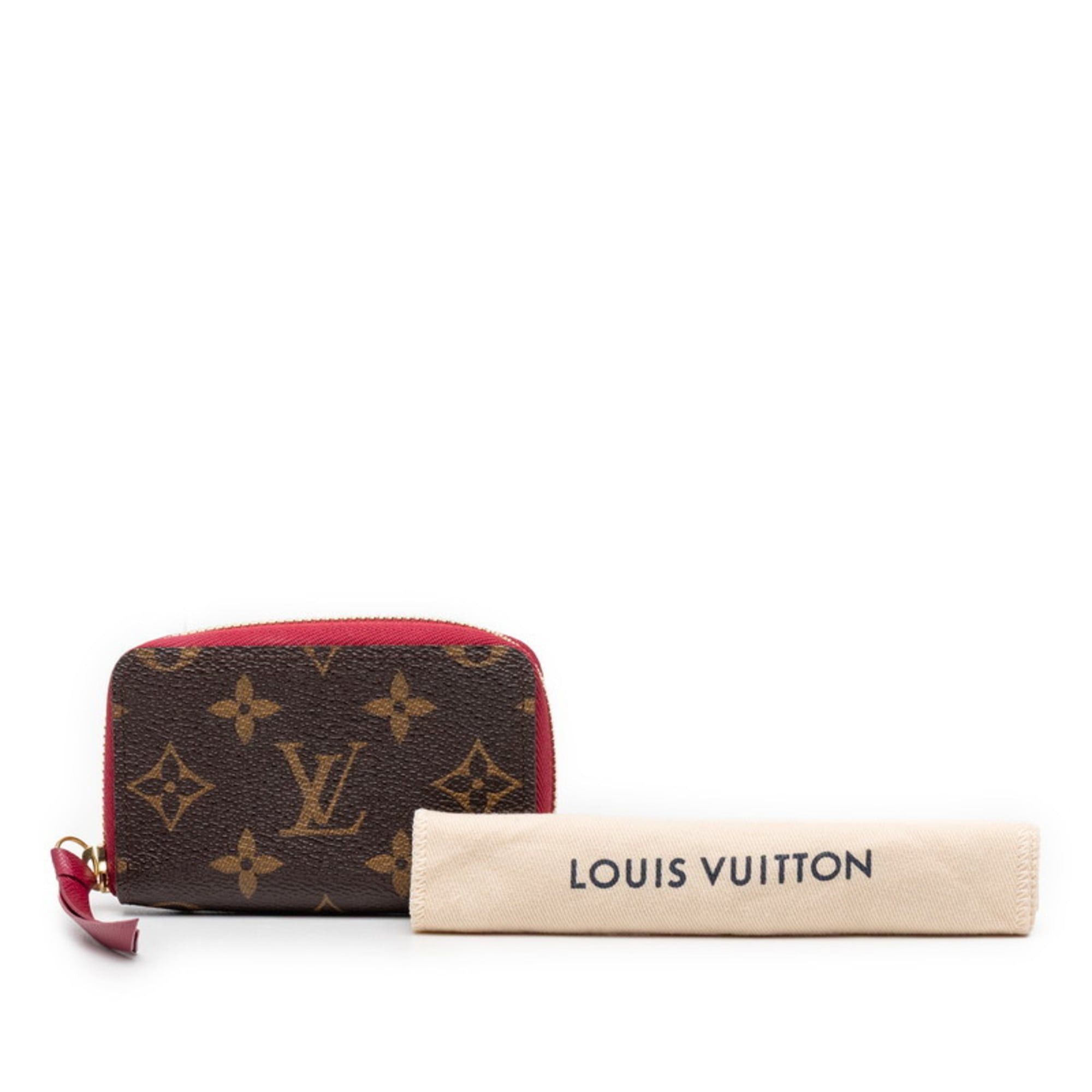 Louis Vuitton Louis Vuitton Monogram Multicart Business Card Case M61299 Brown Fuchsia Leather Women's LOUIS VUITTON Size ONE SIZE - 7 Thumbnail