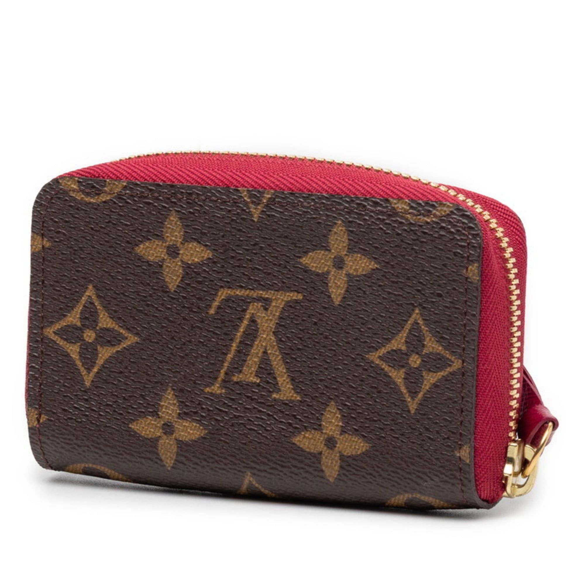 Louis Vuitton Louis Vuitton Monogram Multicart Business Card Case M61299 Brown Fuchsia Leather Women's LOUIS VUITTON Size ONE SIZE - 2 Thumbnail