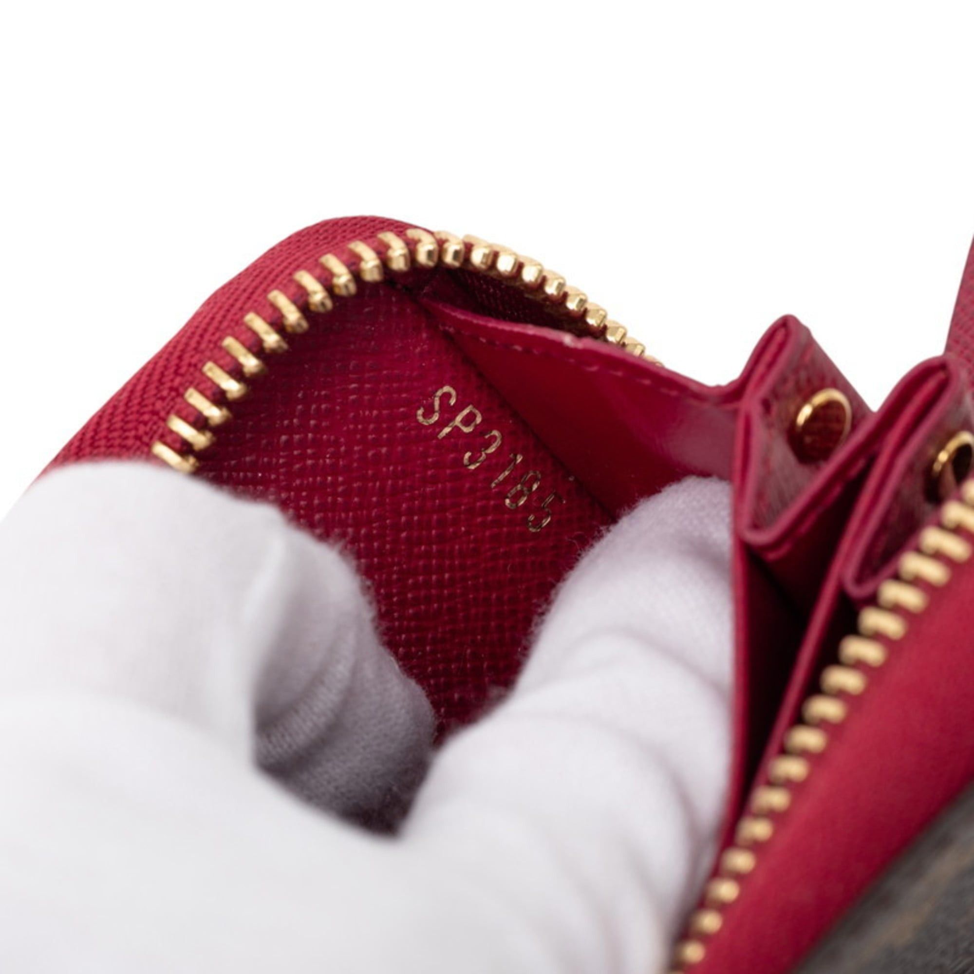 Louis Vuitton Louis Vuitton Monogram Multicart Business Card Case M61299 Brown Fuchsia Leather Women's LOUIS VUITTON Size ONE SIZE - 6 Thumbnail