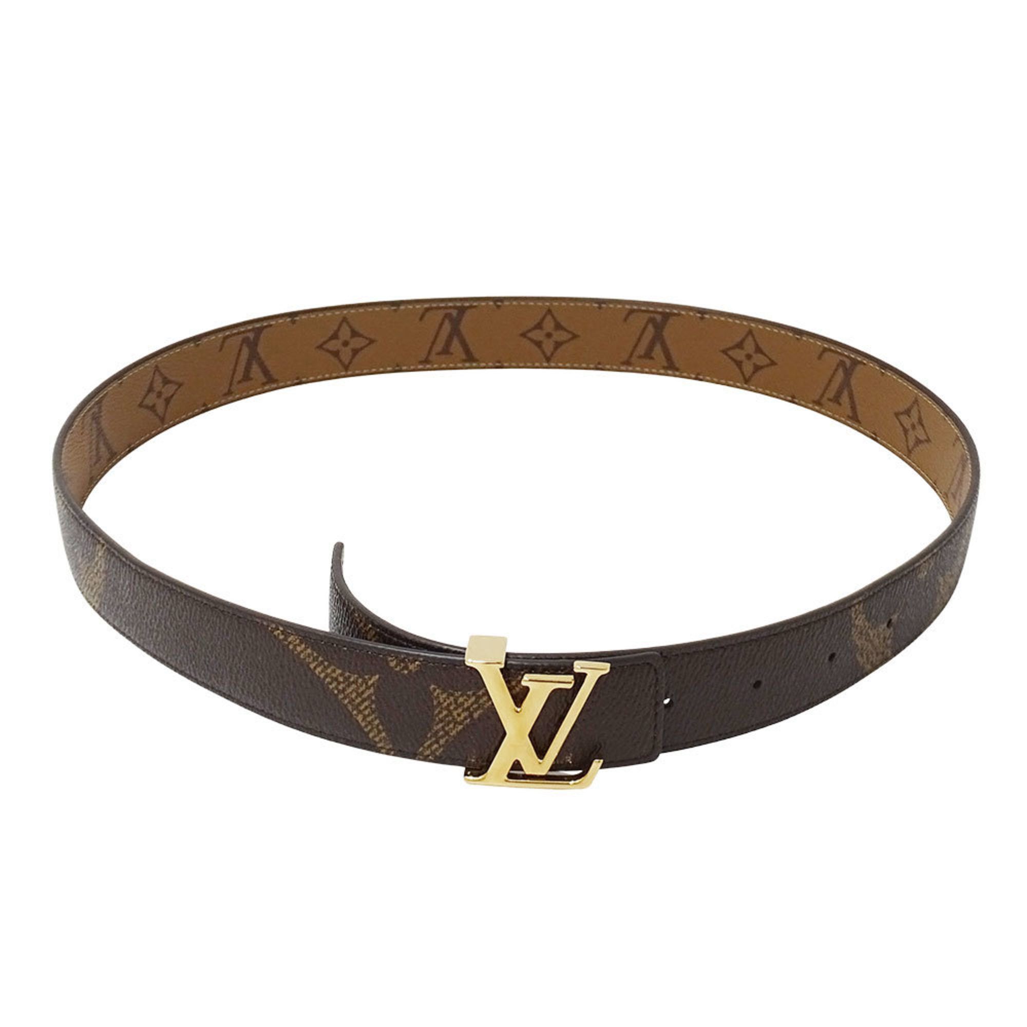 Louis Vuitton Louis Vuitton Women's Monogram Reverse Canvas Belt, LV Iconic, 30mm, Reversible, Brown, M0149W Size ONE SIZE - 3 Thumbnail