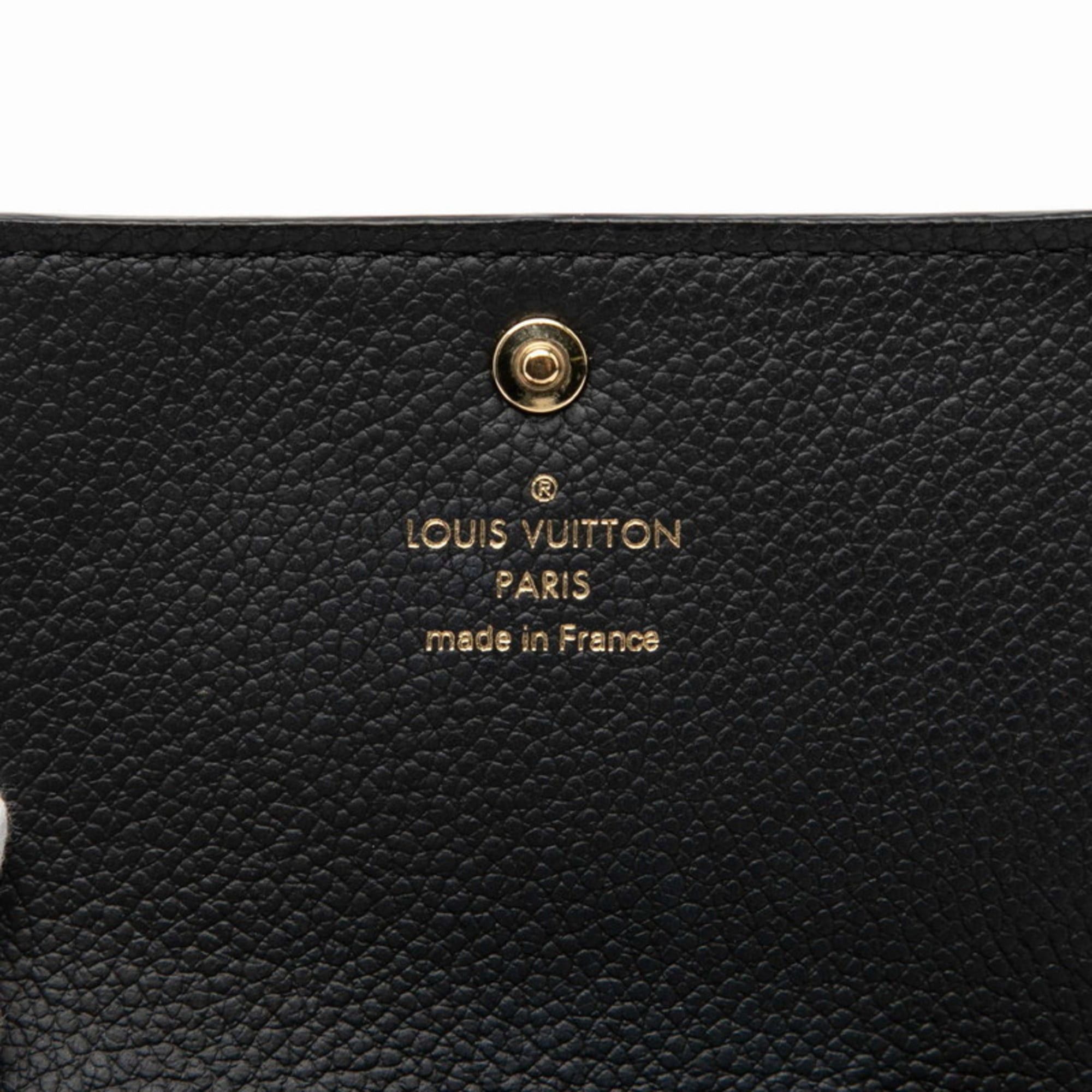 Louis Vuitton Louis Vuitton Monogram Empreinte Envelope Carte de Visite Business Card Case/Card Case/Pass Case M58456 Noir Black Leather Women's LOUIS VUITTON Size ONE SIZE - 6 Thumbnail