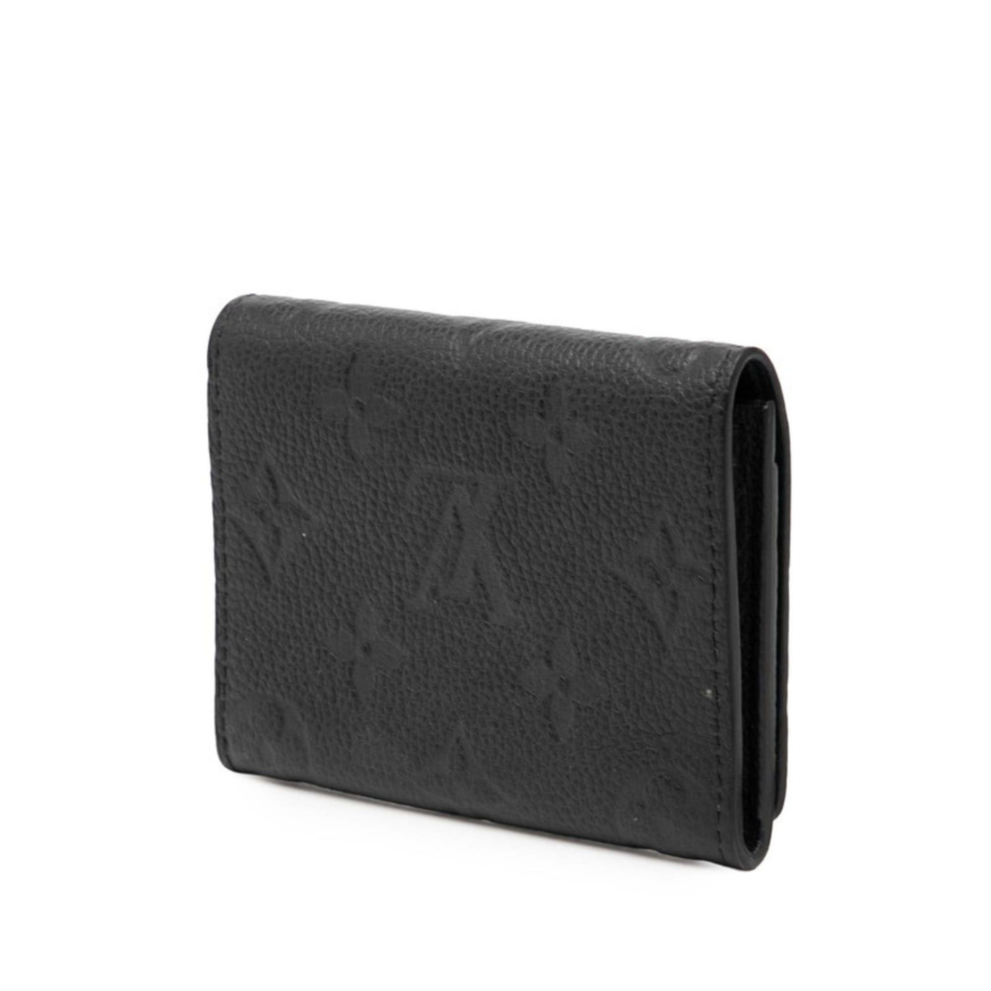 Louis Vuitton Louis Vuitton Monogram Empreinte Envelope Carte de Visite Business Card Case/Card Case/Pass Case M58456 Noir Black Leather Women's LOUIS VUITTON Size ONE SIZE - 2 Thumbnail