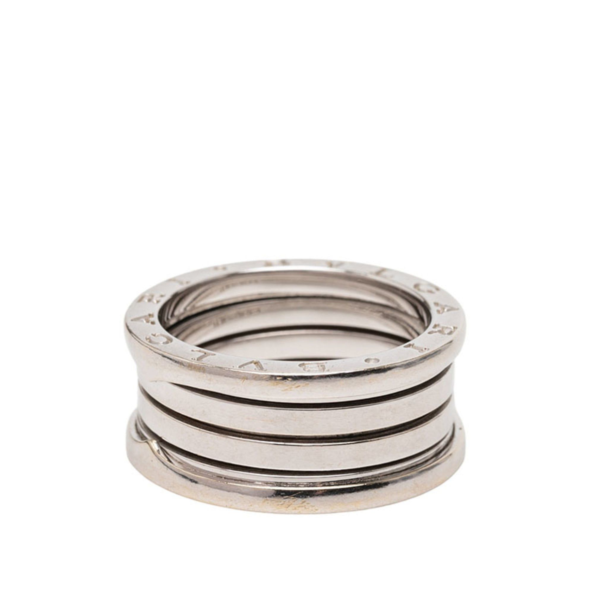 Bvlgari BVLGARI B.zero1 4-Band Ring #60 18K White Gold Men's Size ONE SIZE - 3 Thumbnail