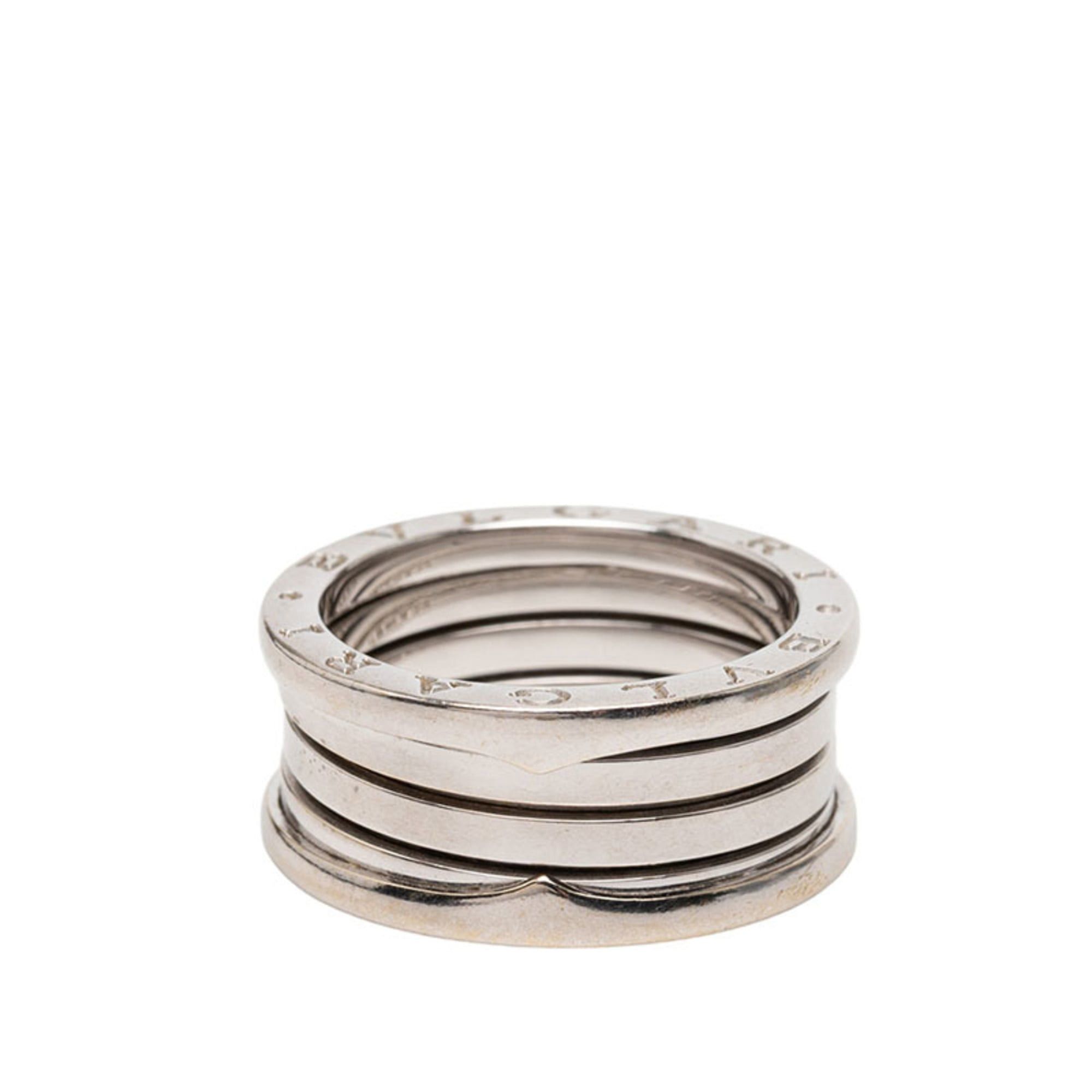 Bvlgari BVLGARI B.zero1 4-Band Ring #60 18K White Gold Men's Size ONE SIZE - 2 Thumbnail