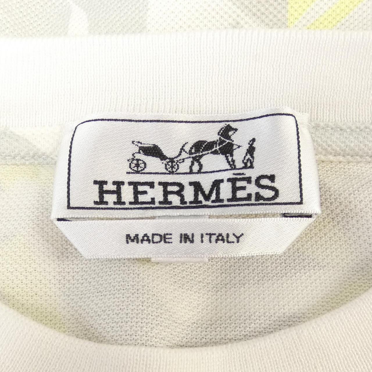 Hermes Hermes Hermès T-shirt Cotton T-shirt Textile T-Shirts DUTY FREE for USA Size ONE SIZE - 4 Thumbnail