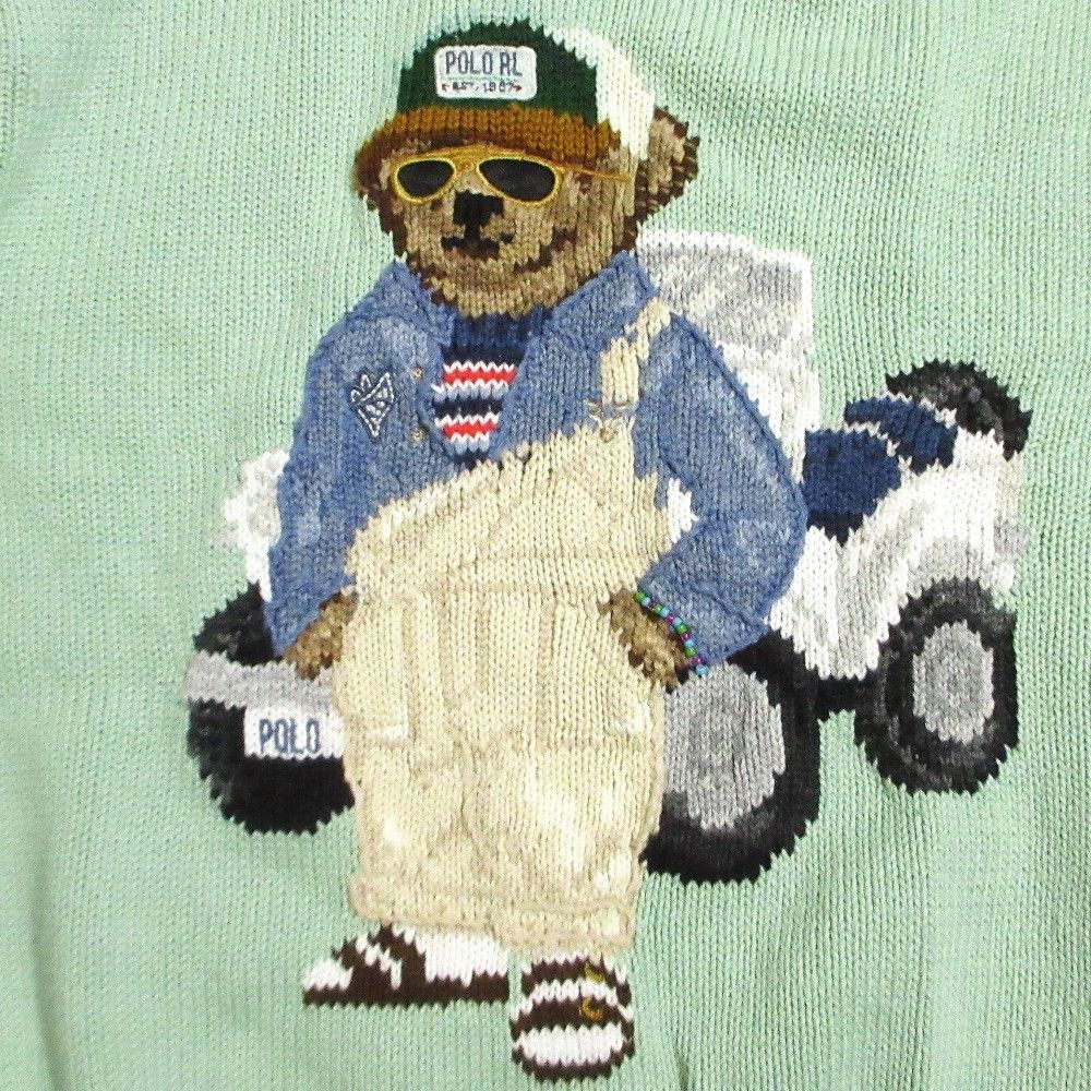Ralph Lauren Ralph Lauren Polo by Ralph Lauren Polo Bear Knit Sweater Textile Tops DUTY FREE for USA Size ONE SIZE - 8 Thumbnail