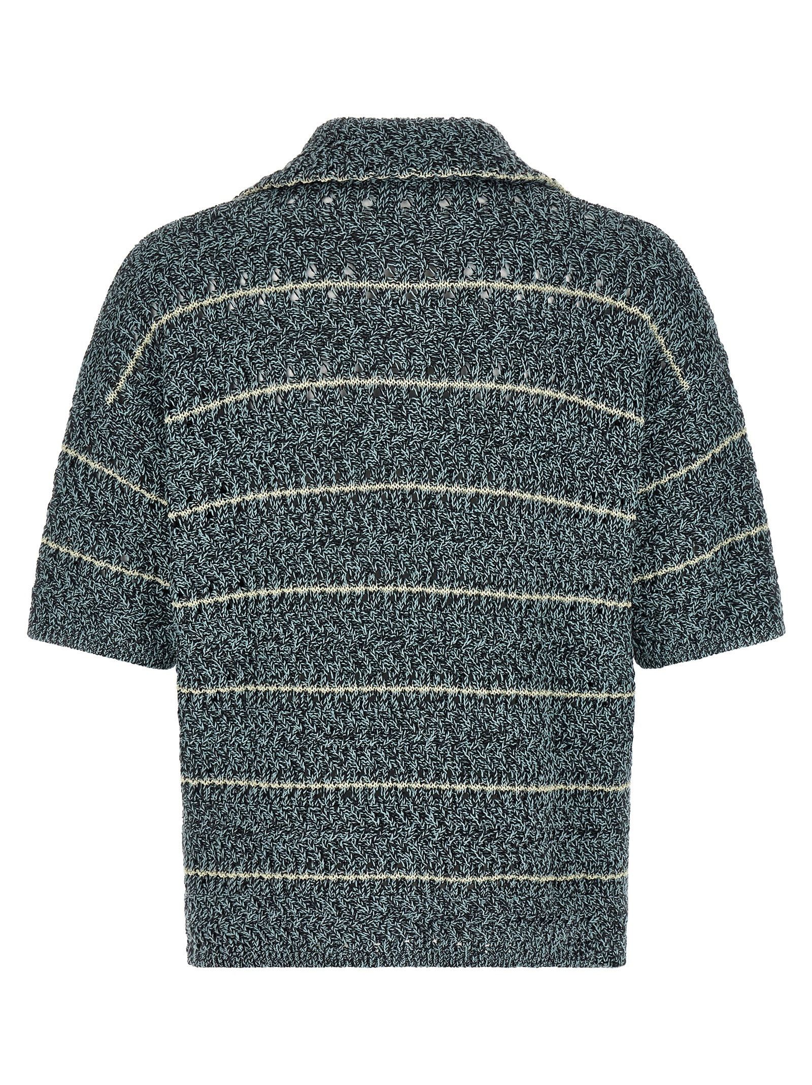 Roberto Collina 'Mouliné' Polo Shirt Size US M / EU 48-50 / 2 - 2 Thumbnail