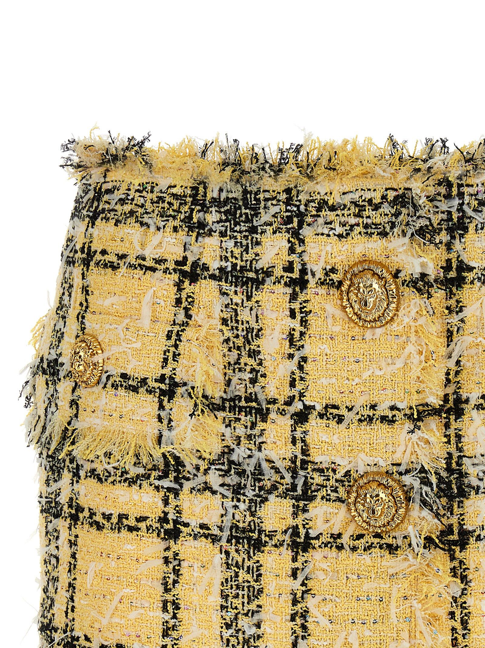 Balmain Lurex Tweed Skirt Size 27" / US 4 / IT 40 - 3 Thumbnail