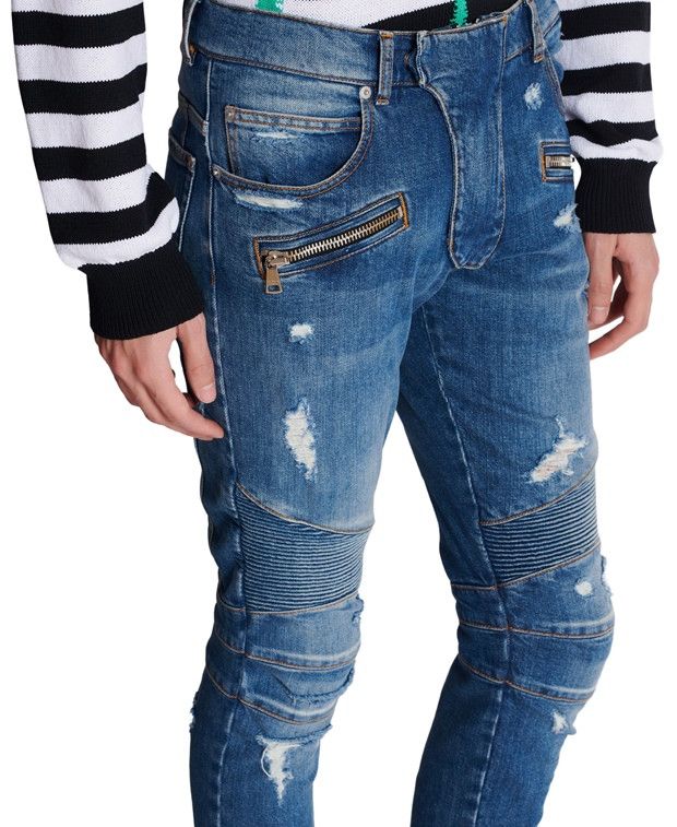 Balmain Straight-leg jeans Size US 31 - 2 Thumbnail