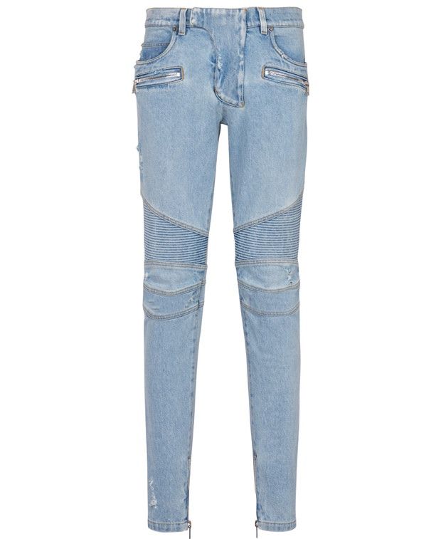 Balmain Straight leg jeans Size US 30 / EU 46 - 4 Thumbnail