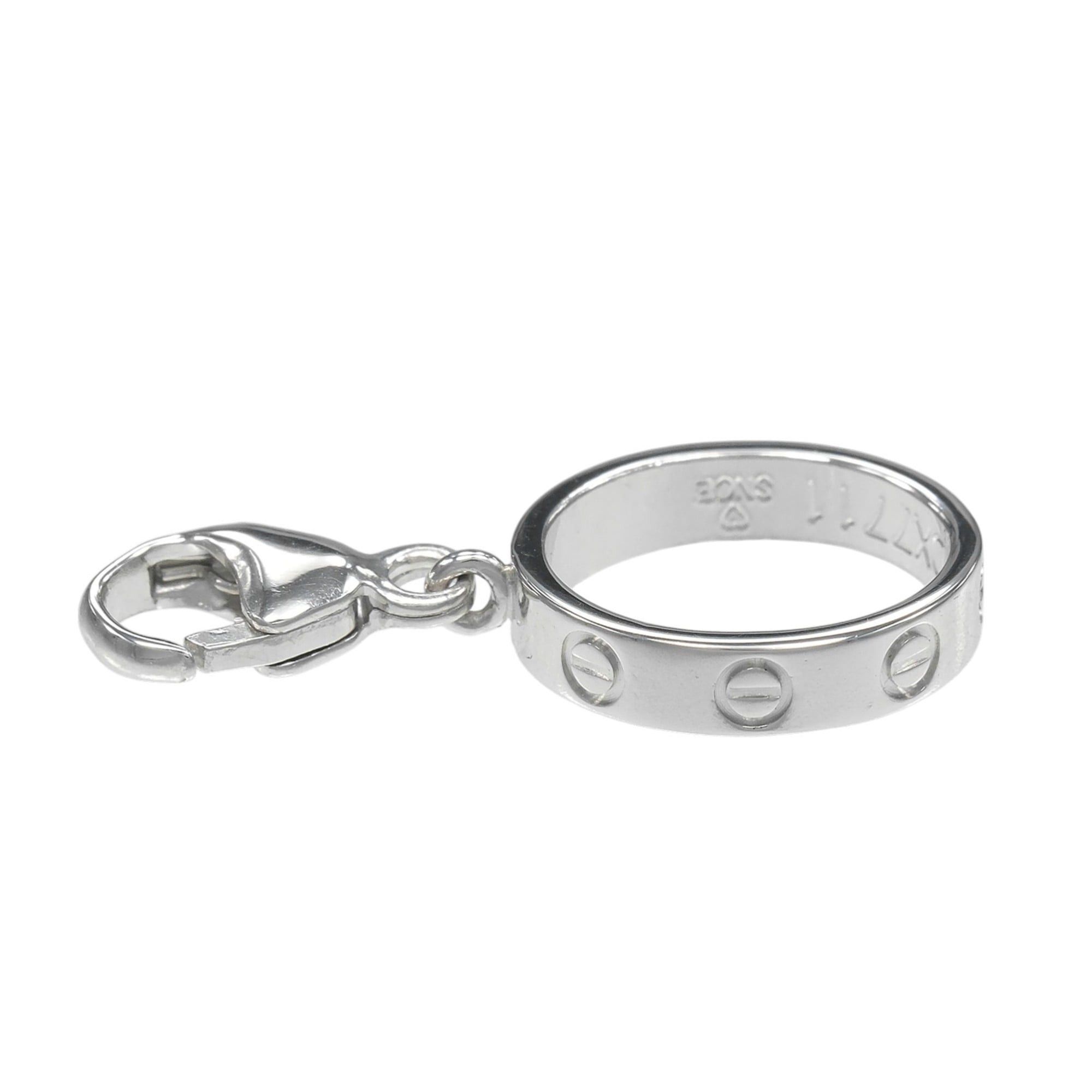 Cartier Cartier Love Baby Charm Pendant Top, 18K White Gold, Approx. 1.38g Size ONE SIZE - 6 Thumbnail