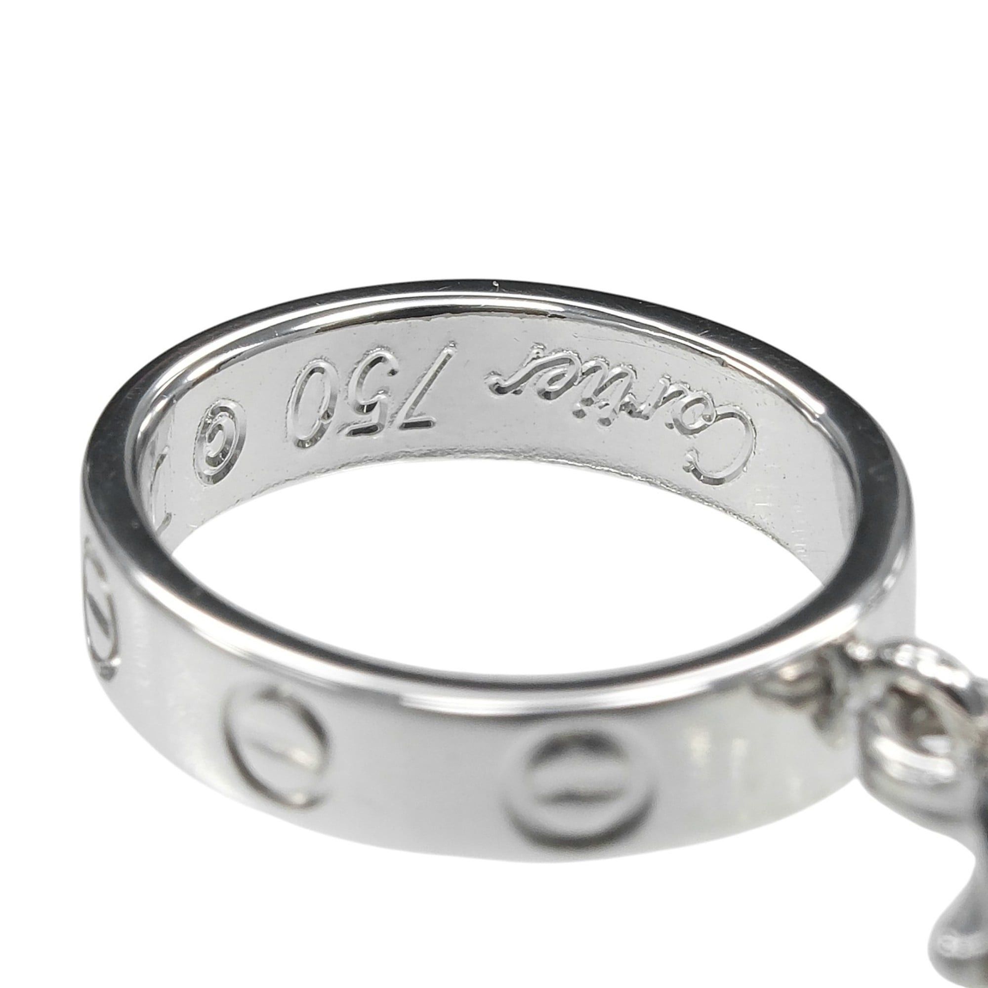 Cartier Cartier Love Baby Charm Pendant Top, 18K White Gold, Approx. 1.38g Size ONE SIZE - 5 Thumbnail