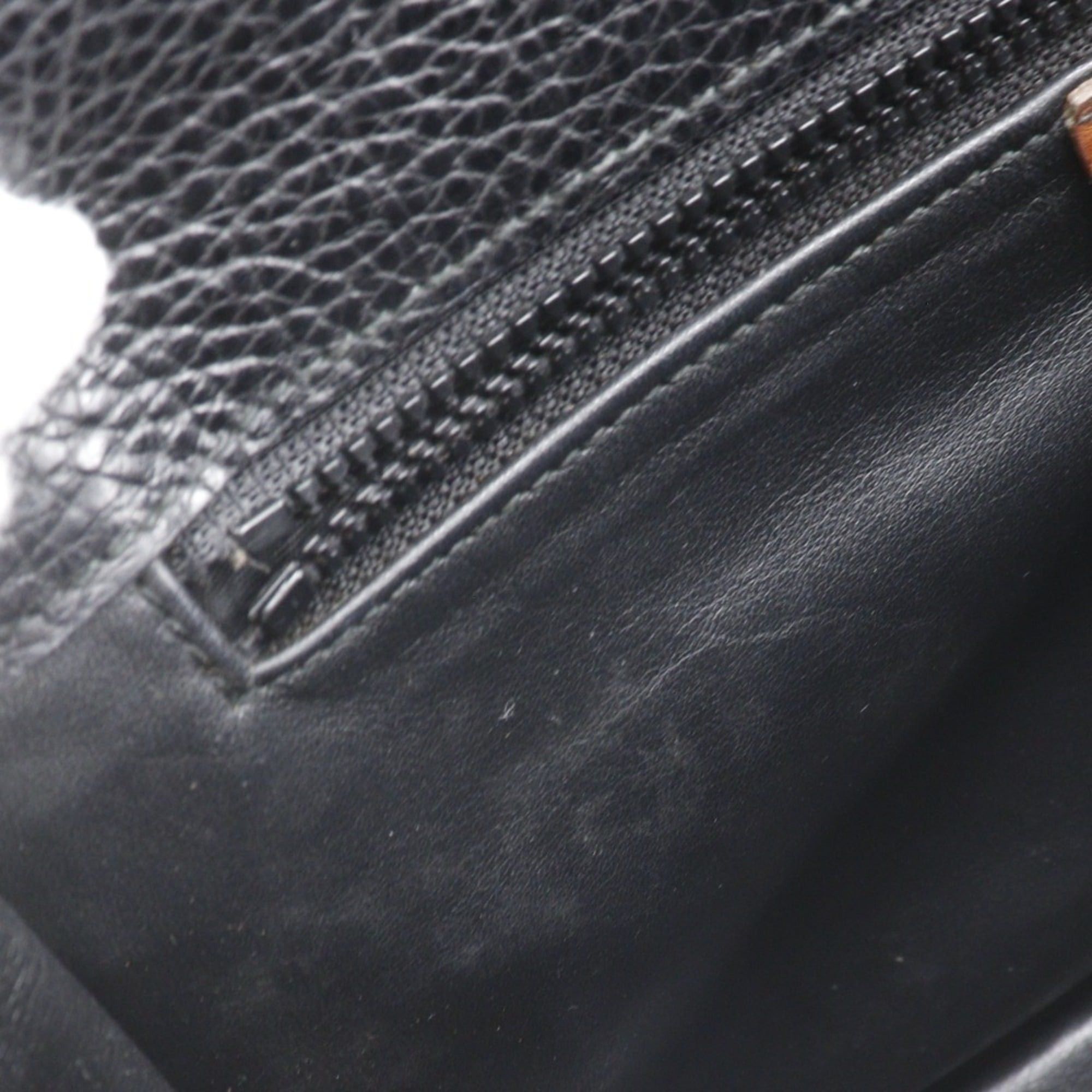 Celine Celine Old Vintage Shoulder Bag in Black Calfskin with A5 Belt Clasp, Unisex Size ONE SIZE - 11 Thumbnail