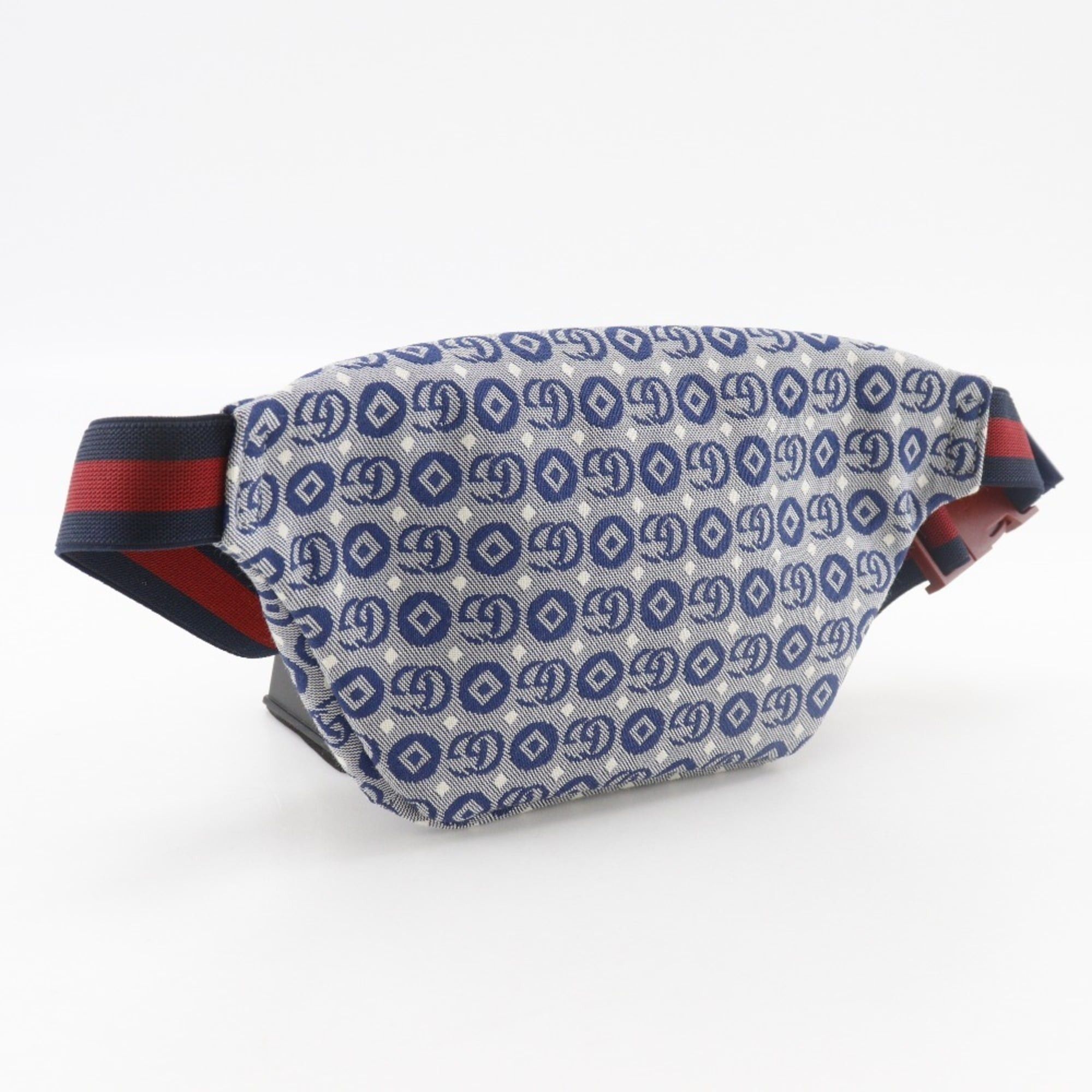 Gucci Gucci Star Children's Waist Bag in Double G Geometric Design (502095) Blue Canvas Size ONE SIZE - 3 Thumbnail