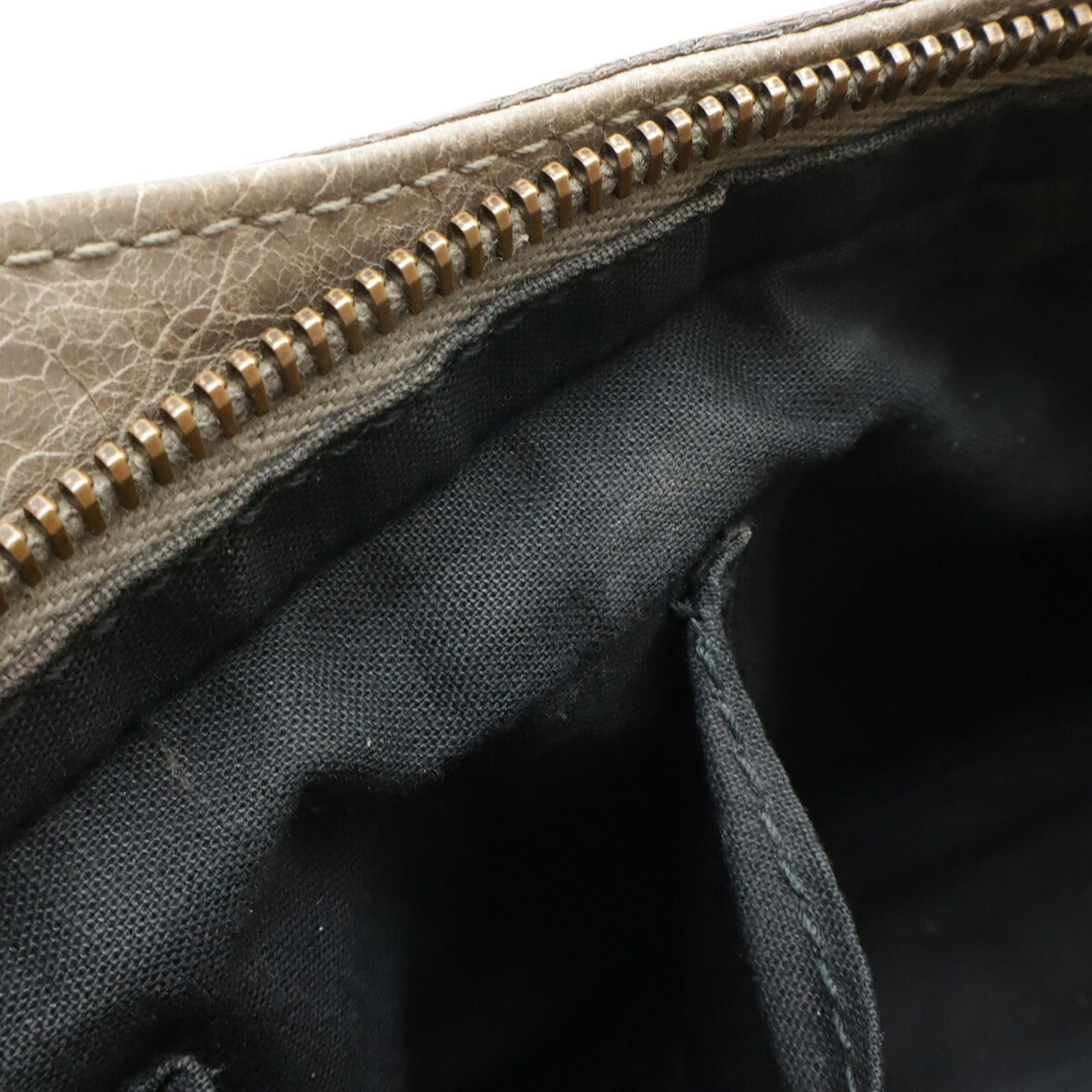 Balenciaga BALENCIAGA The Hip Shoulder Bag/Pochette/Clutch Bag in Greige Leather (Product Code: 242803) Size ONE SIZE - 9 Thumbnail