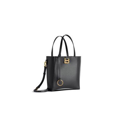 Balenciaga hourglass soft tote bag medium in black Size ONE SIZE - 2 Thumbnail