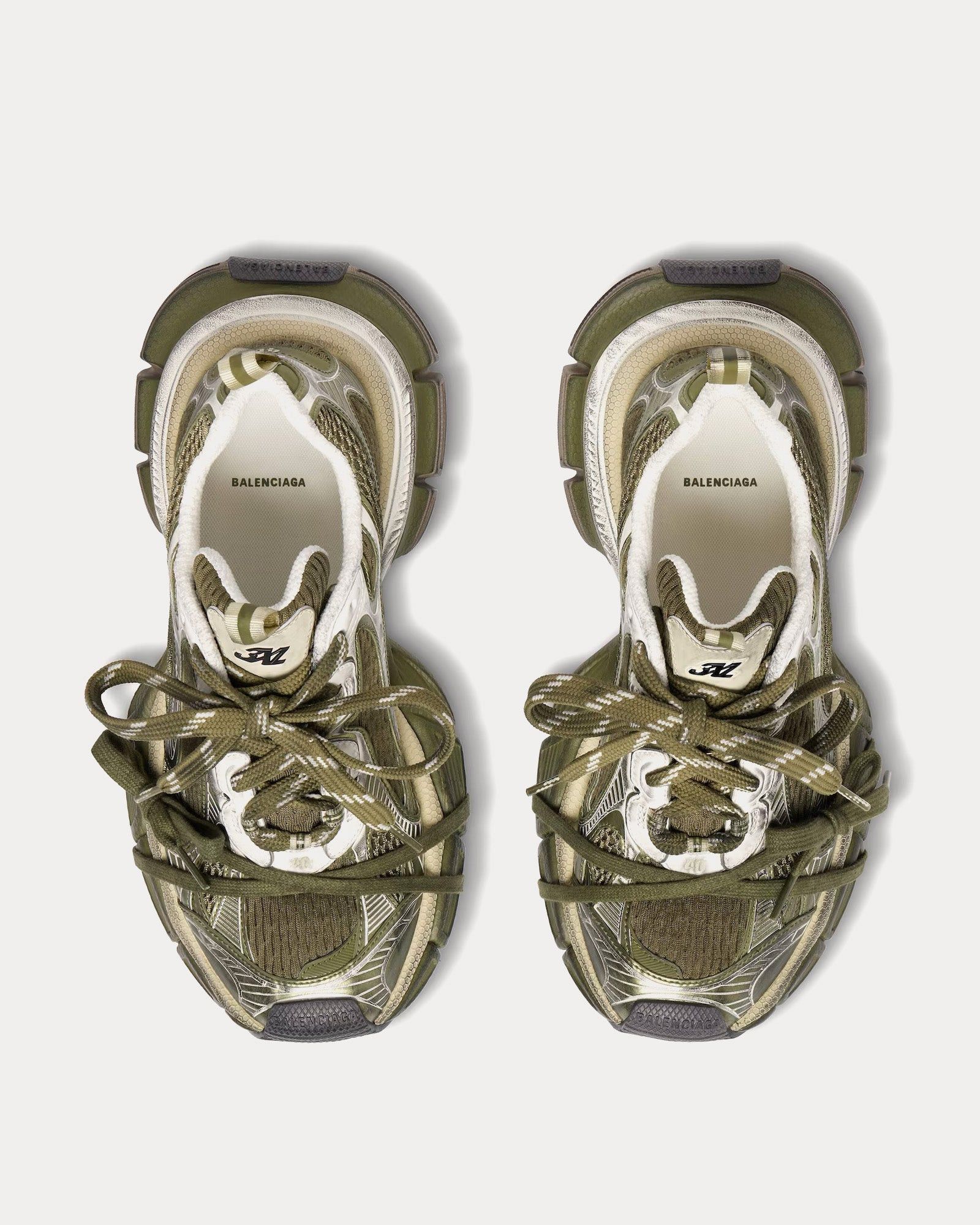 Balenciaga 3xl sneaker in dark green and beige Size US 8 / EU 41 - 2 Thumbnail
