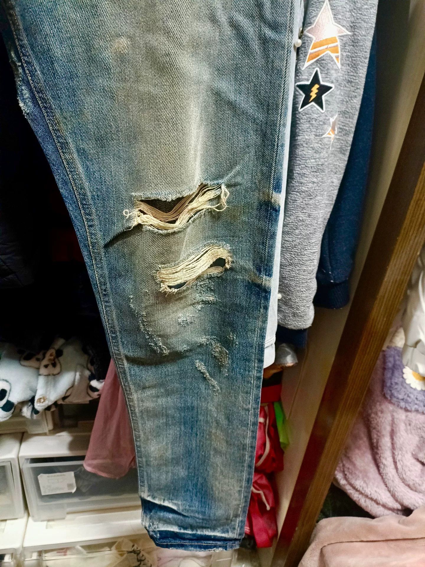 Dolce & Gabbana Dolce & Gabbana Crown Bee Embroidery Jeans Size US 32 / EU 48 - 6 Thumbnail